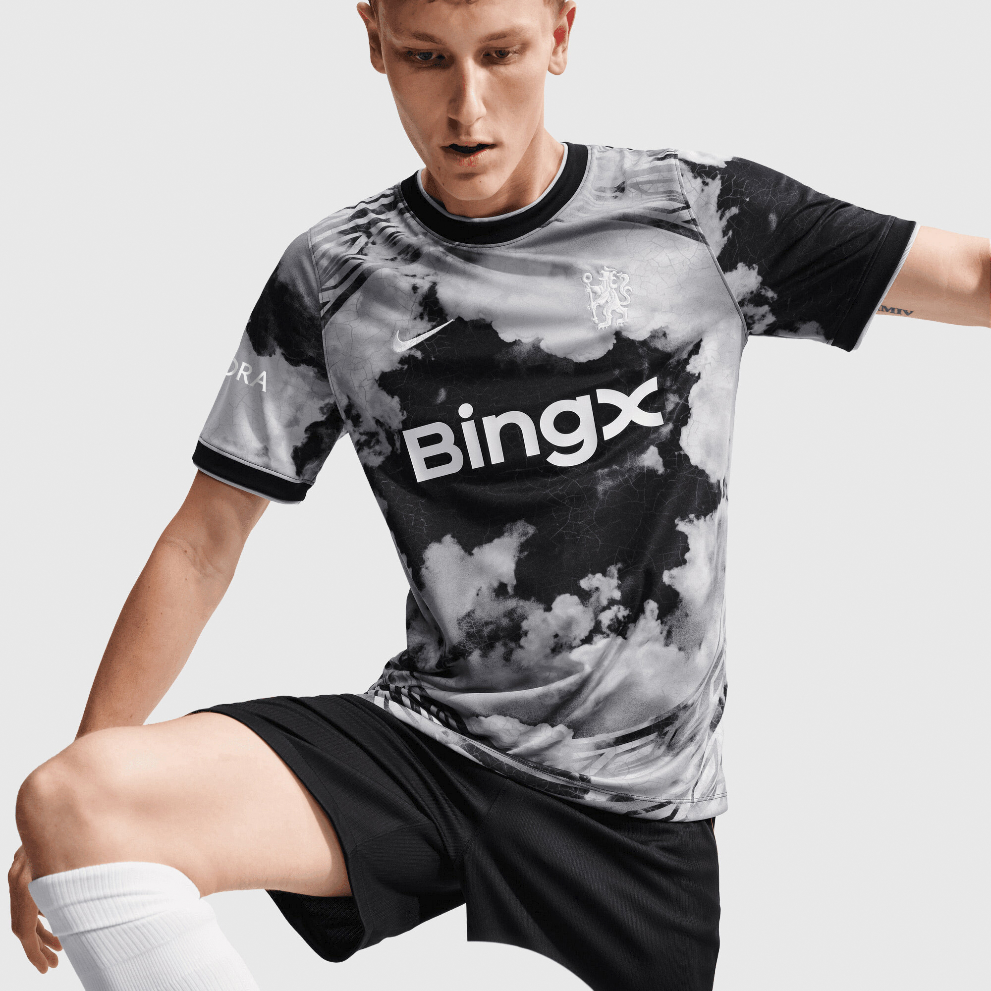 Chelsea Nike Pre Match Top - Grey Fog, , rebel_hi-res