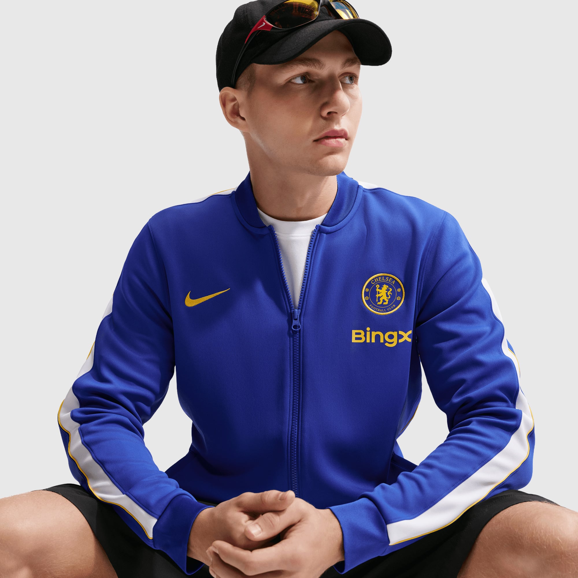 Chelsea Nike Strike Training Jacket - Bright Blue, , rebel_hi-res