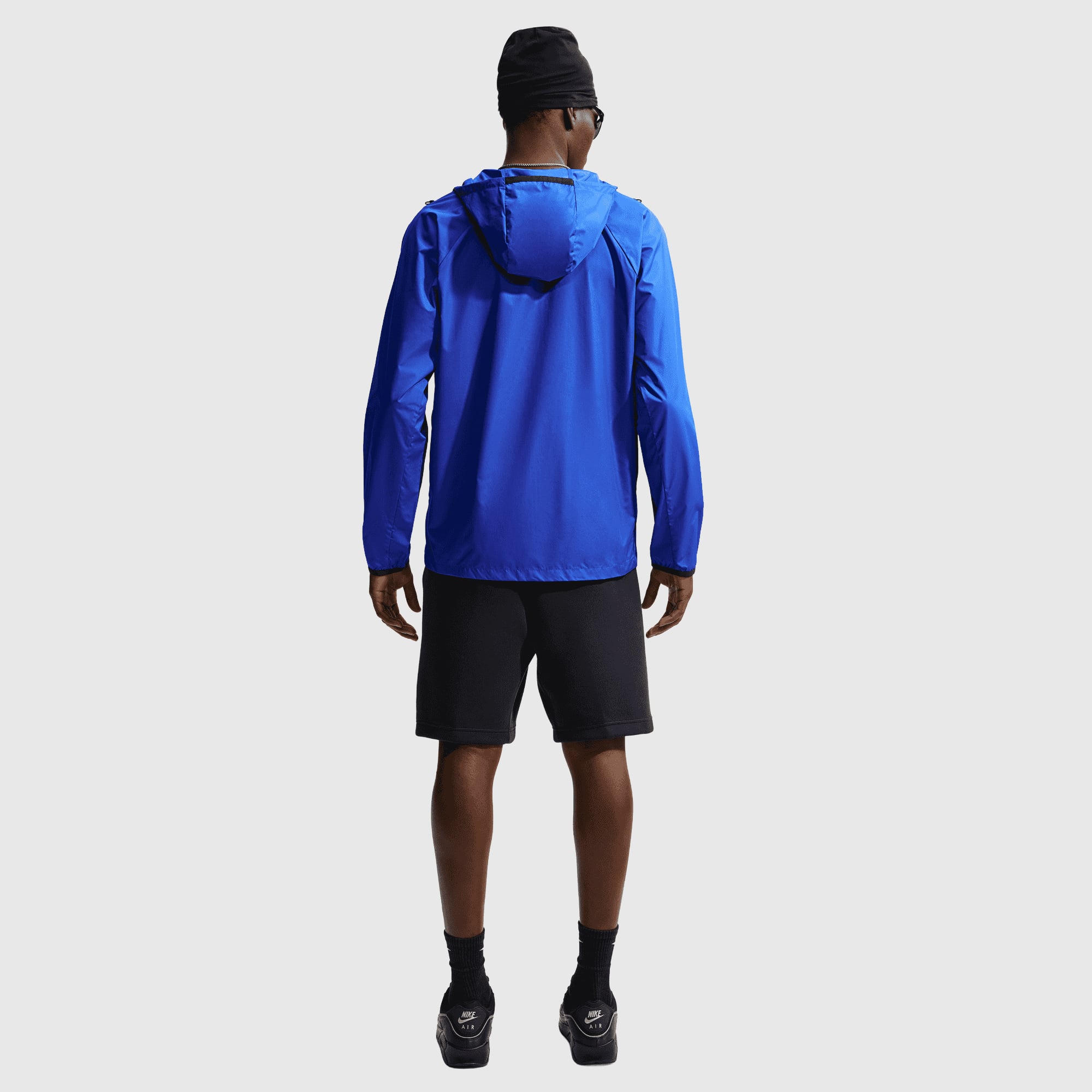 Chelsea Nike Academy Pro Hooded Rain Jacket - Bright Blue, , rebel_hi-res