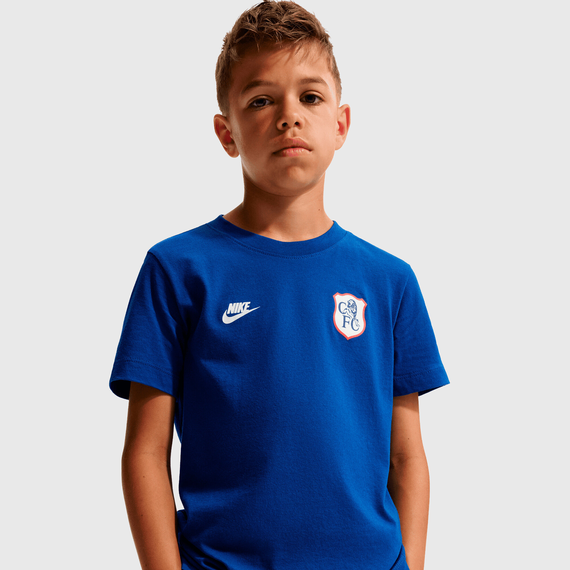 Chelsea Nike Premier T-Shirt - Rush Blue - Kids, , rebel_hi-res