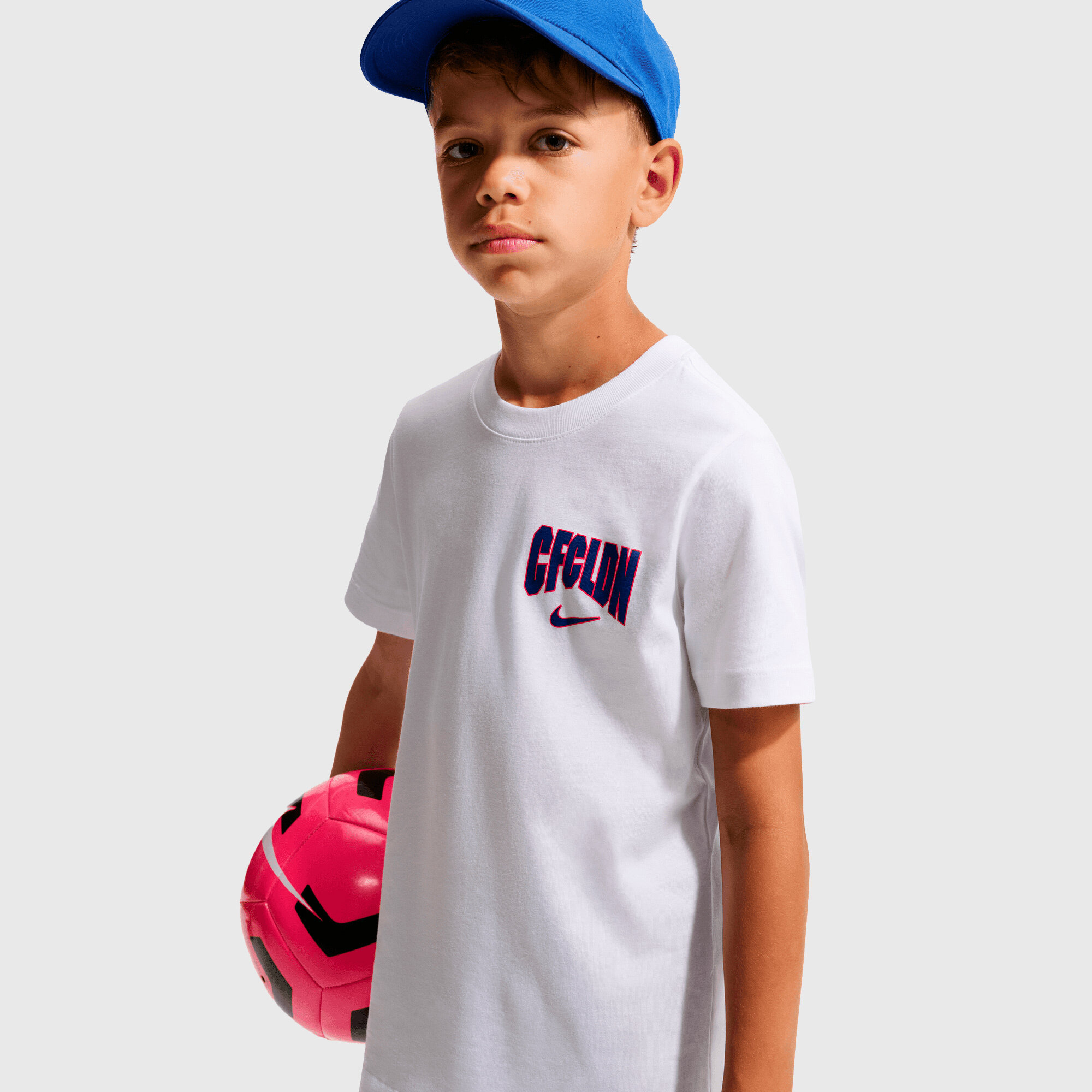 Chelsea Nike LDN T-Shirt - White - Kids, , rebel_hi-res