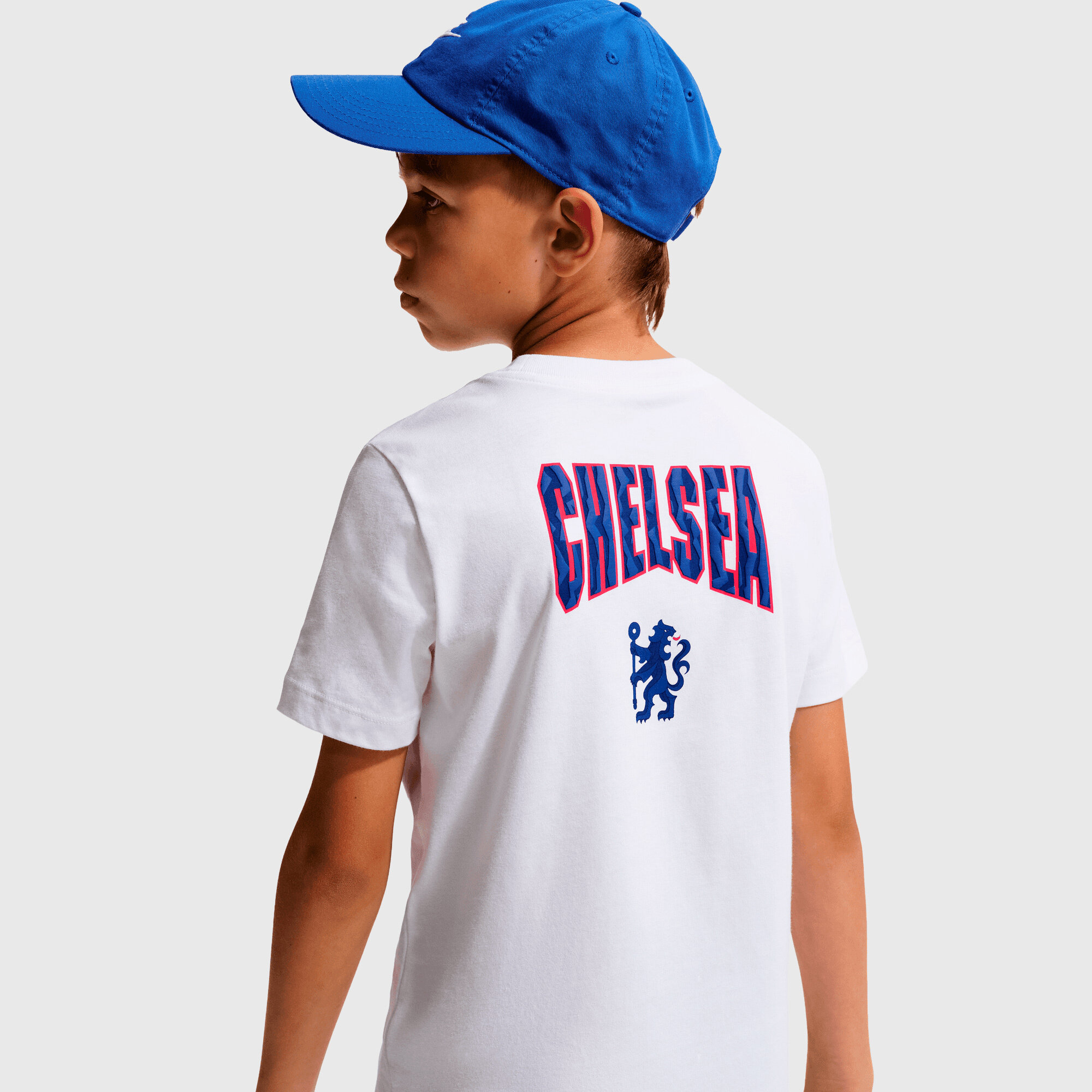Chelsea Nike LDN T-Shirt - White - Kids, , rebel_hi-res