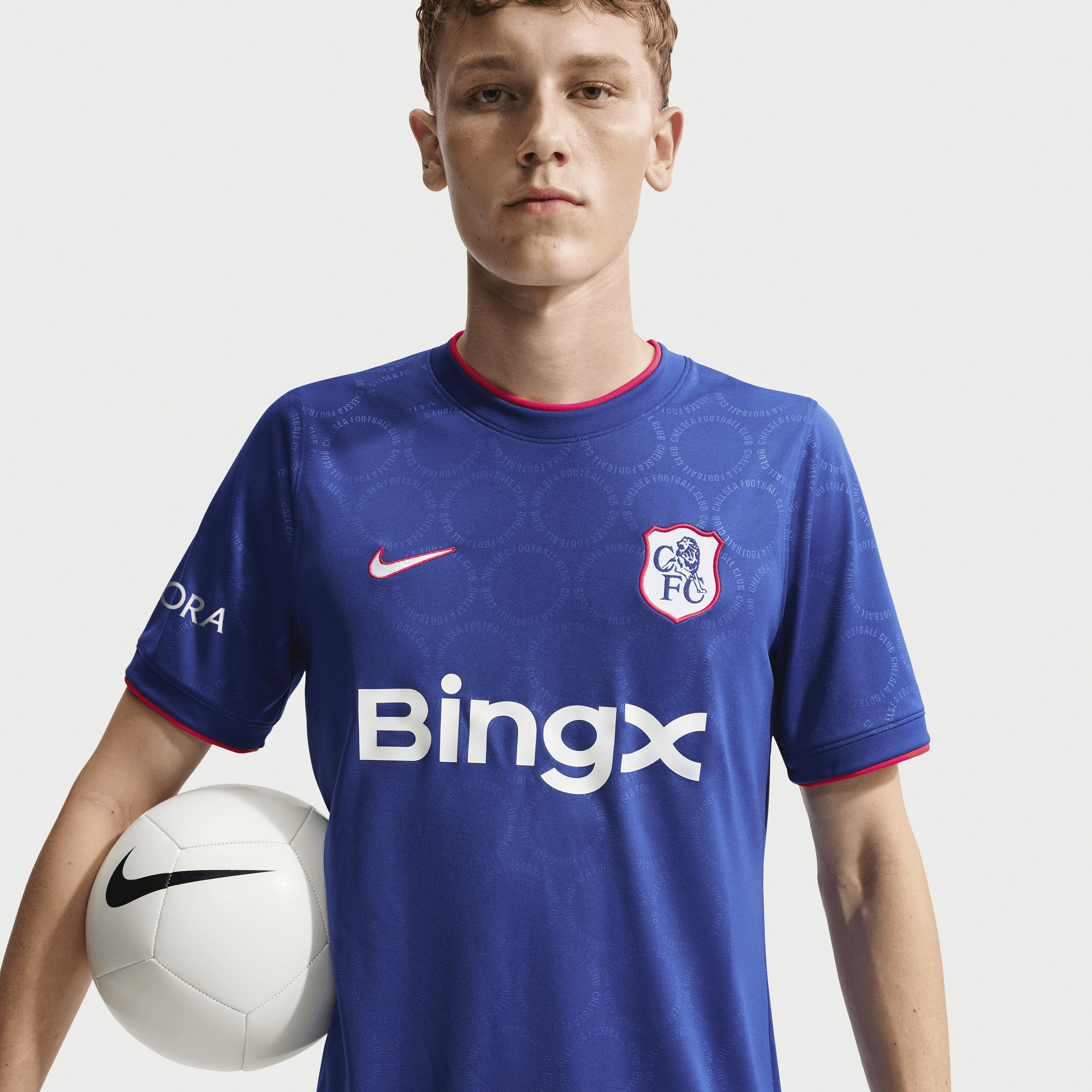 Chelsea Nike Third Pre Match Top - Rush Blue, , rebel_hi-res