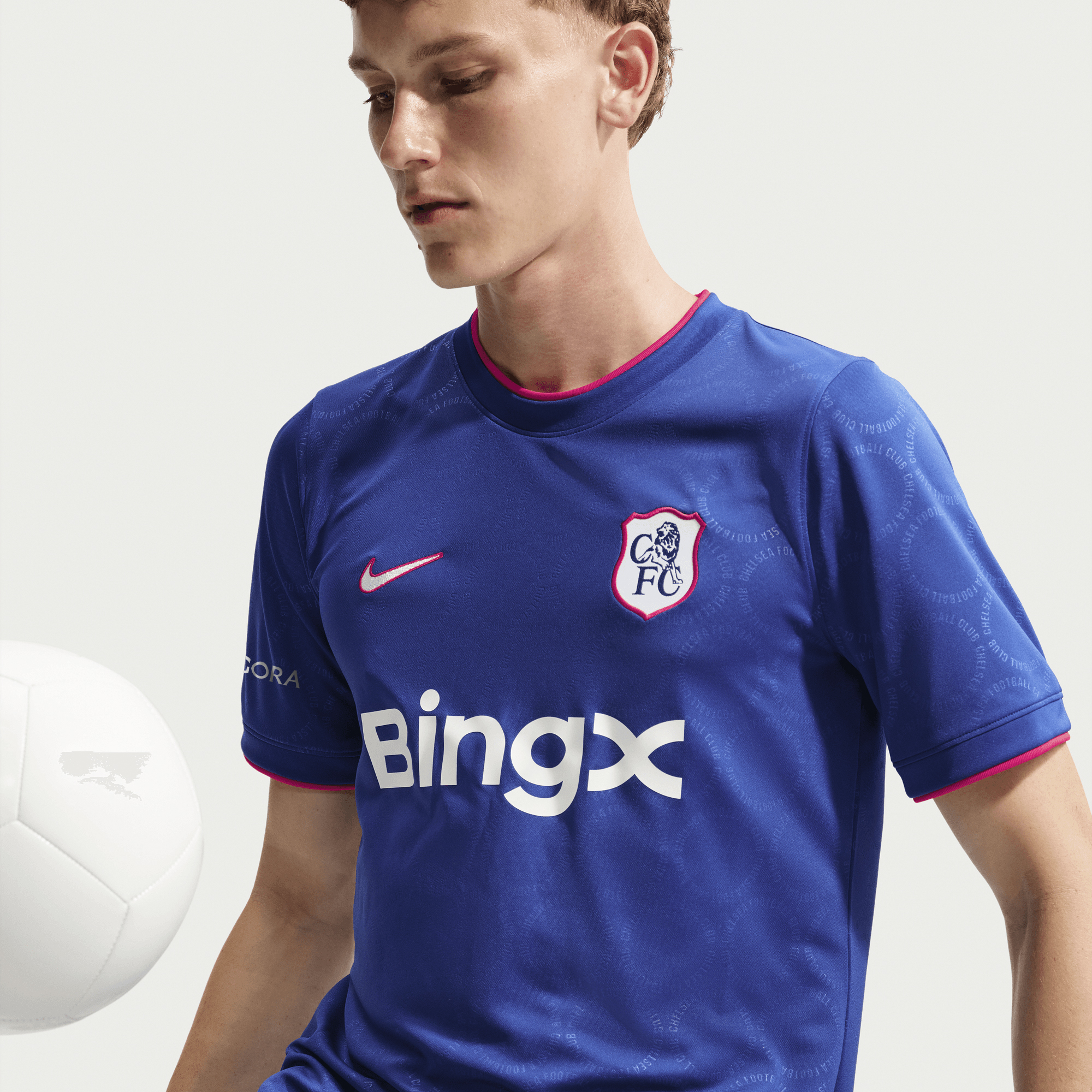 Chelsea Nike Third Pre Match Top - Rush Blue, , rebel_hi-res