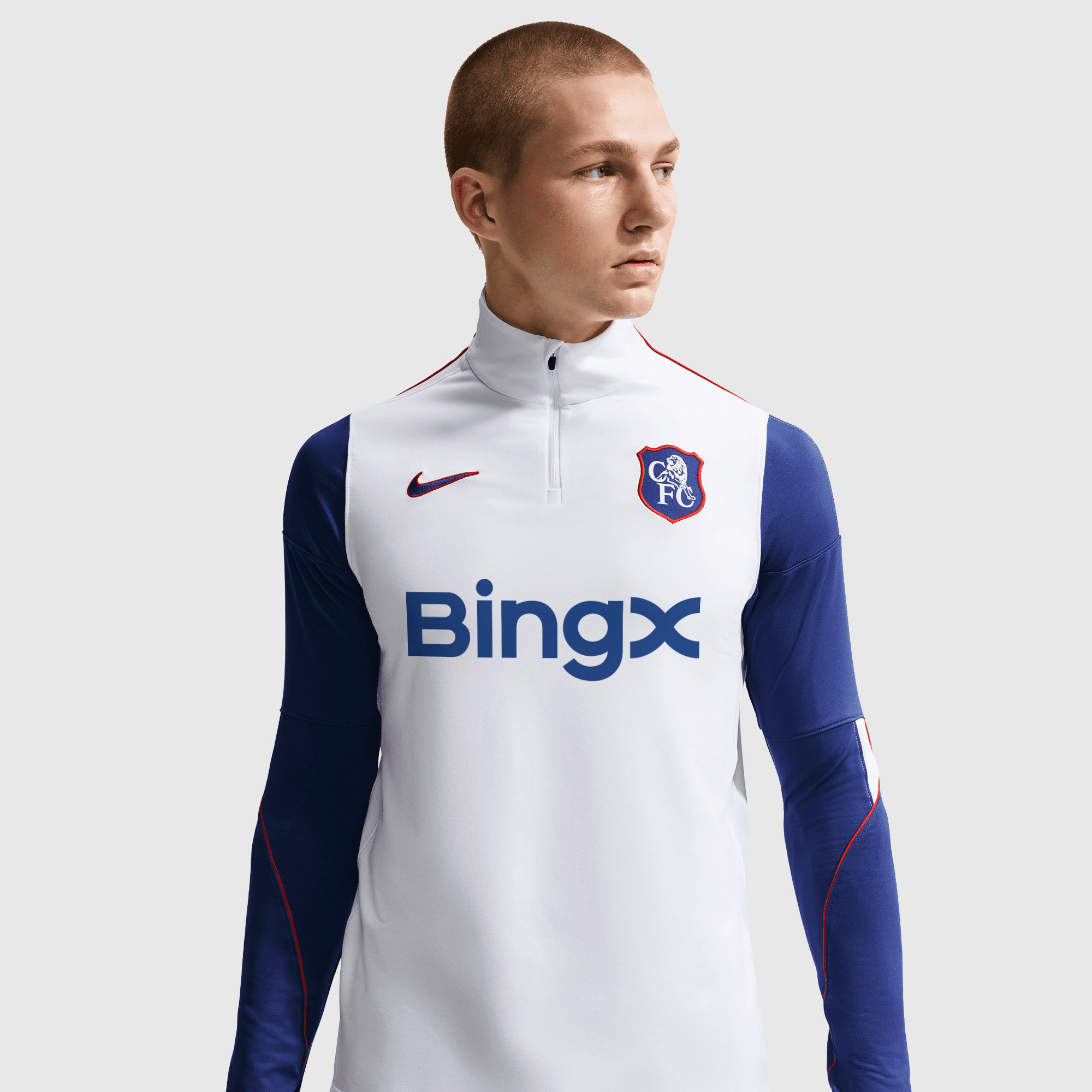 Chelsea Nike Strike Training Drill Top - White, , rebel_hi-res