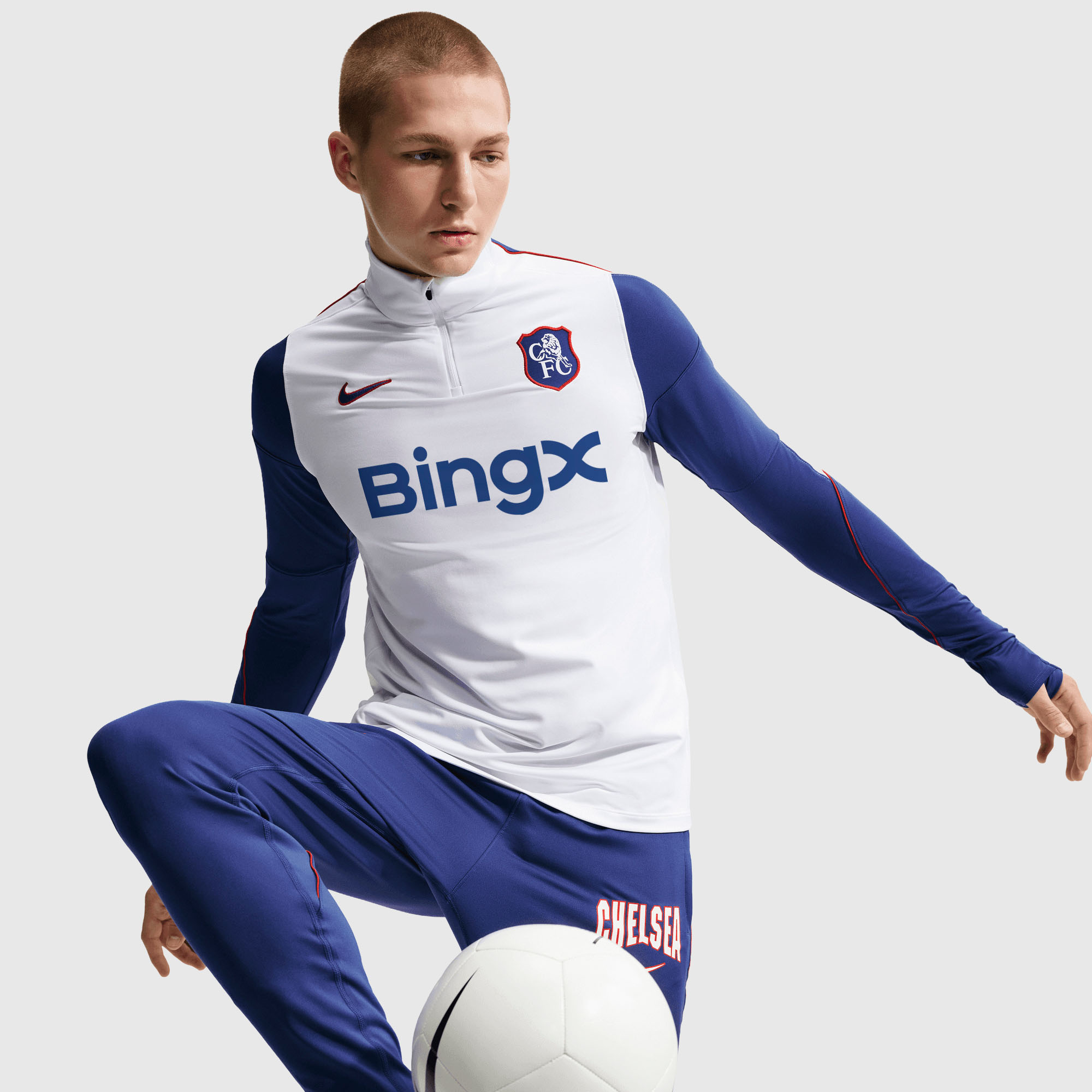 Chelsea Nike Strike Training Drill Top - White, , rebel_hi-res