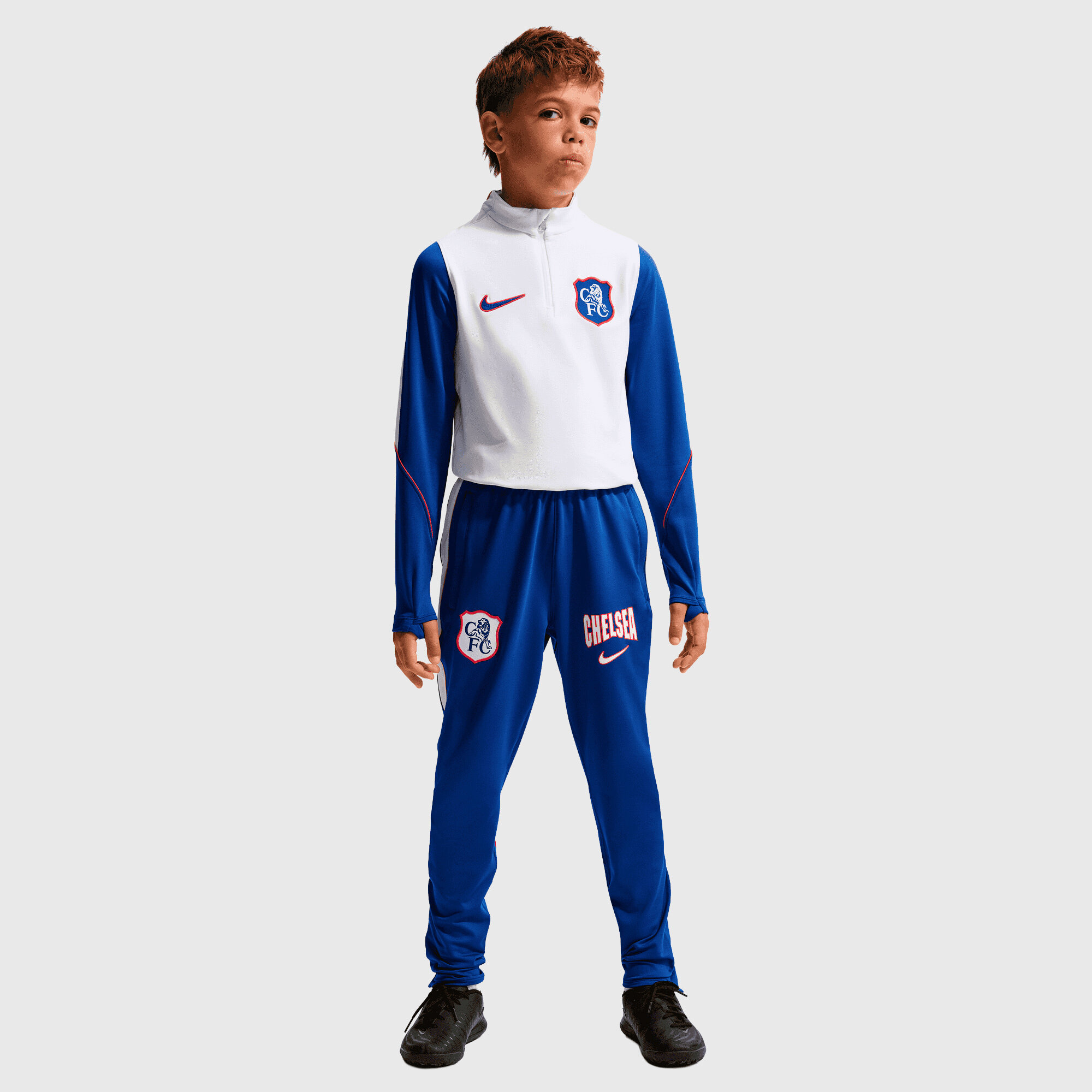 Chelsea Nike Strike Training Drill Top - White - Kids, , rebel_hi-res