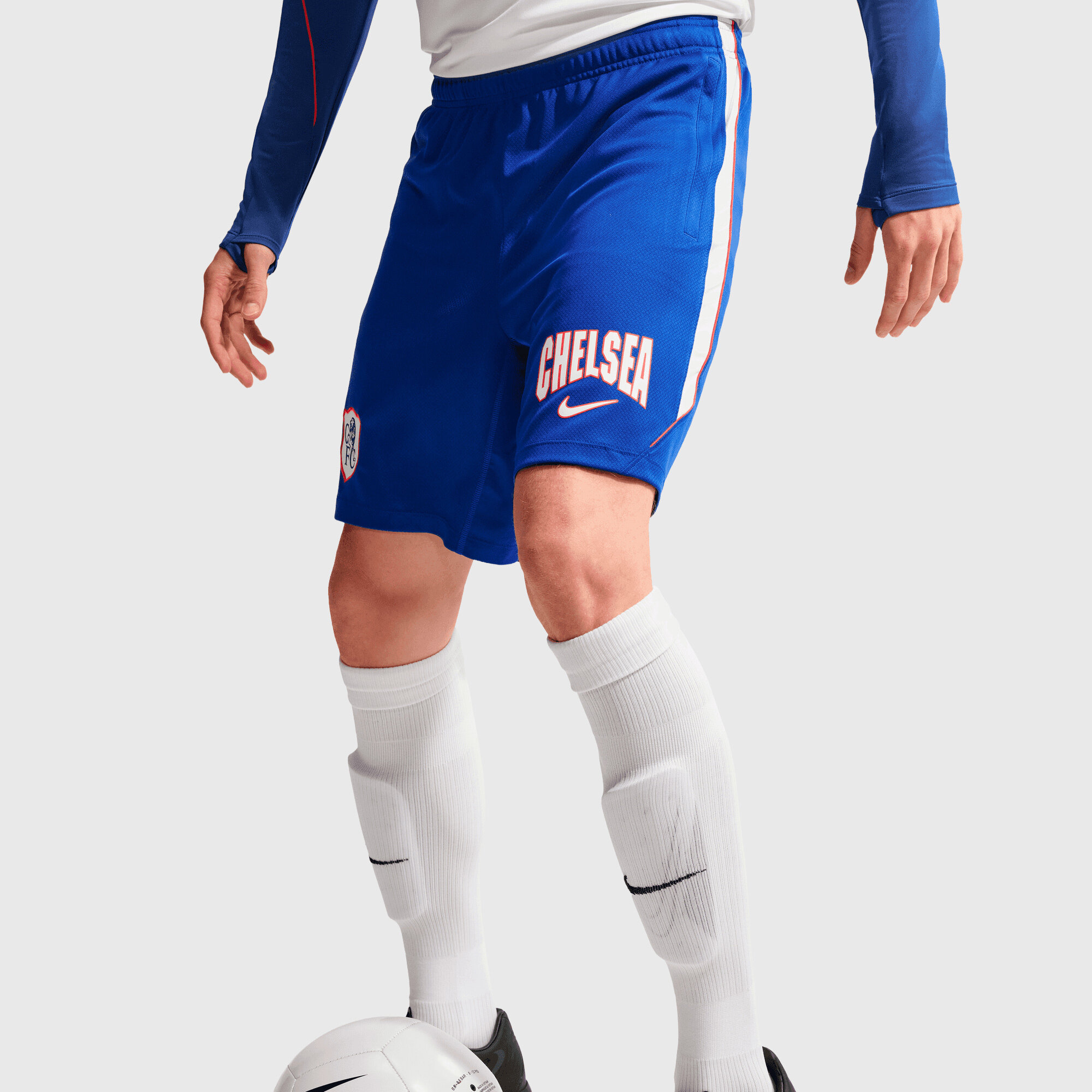 Chelsea Nike Strike Training Shorts - Rush Blue, , rebel_hi-res