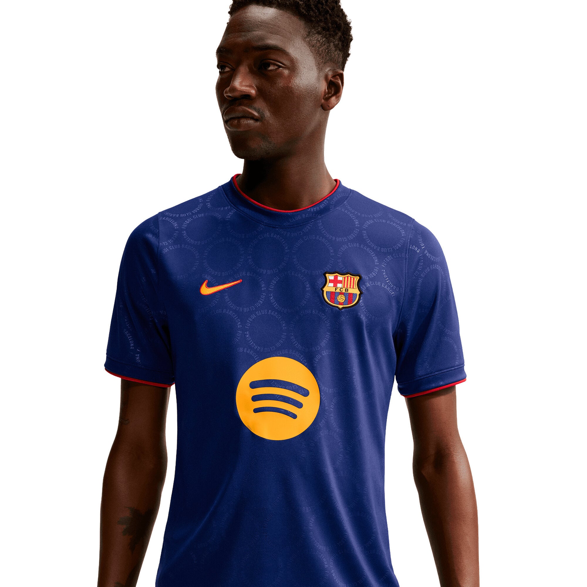 Barcelona Nike Third Pre Match Top - Loyal Blue, , rebel_hi-res