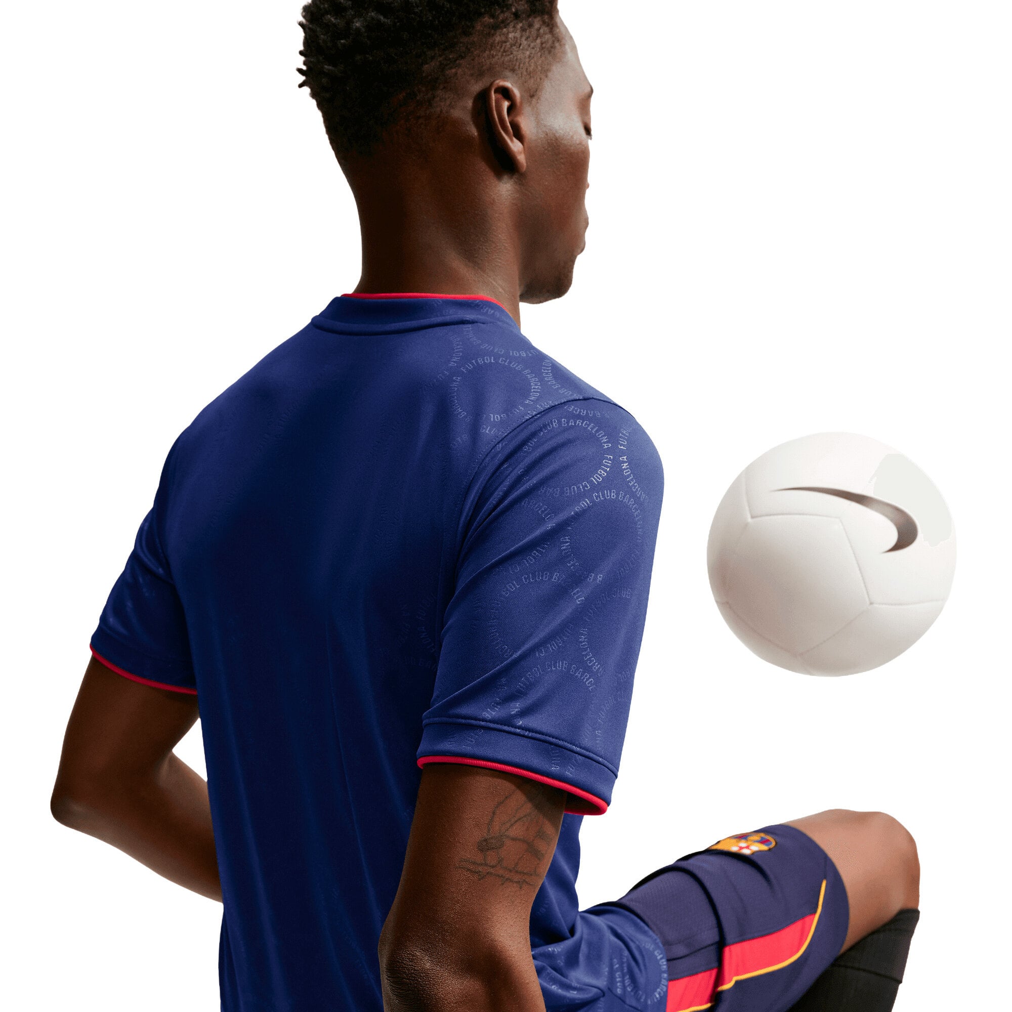 Barcelona Nike Third Pre Match Top - Loyal Blue, , rebel_hi-res