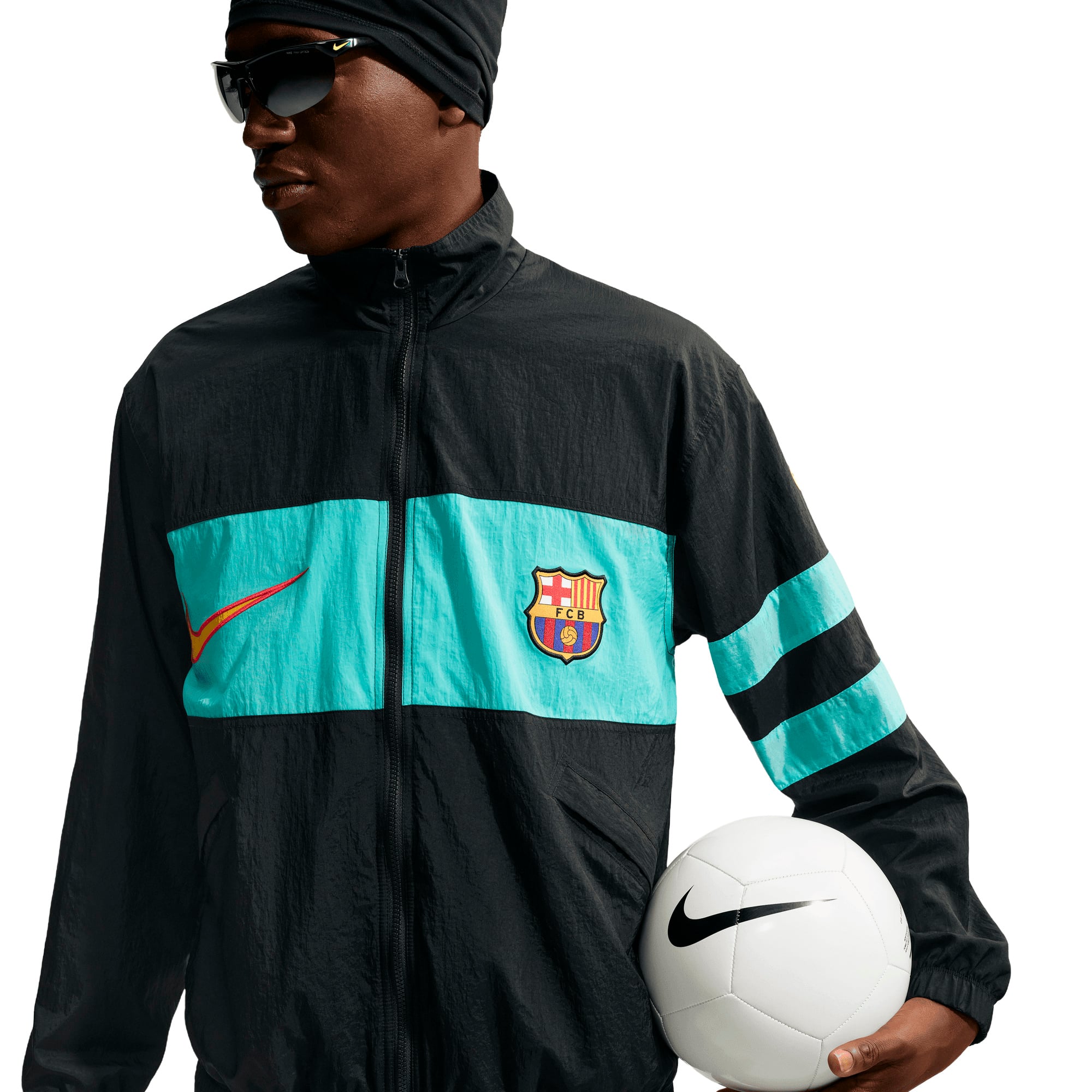 Barcelona Nike Repel i96 Track Jacket - Black, , rebel_hi-res