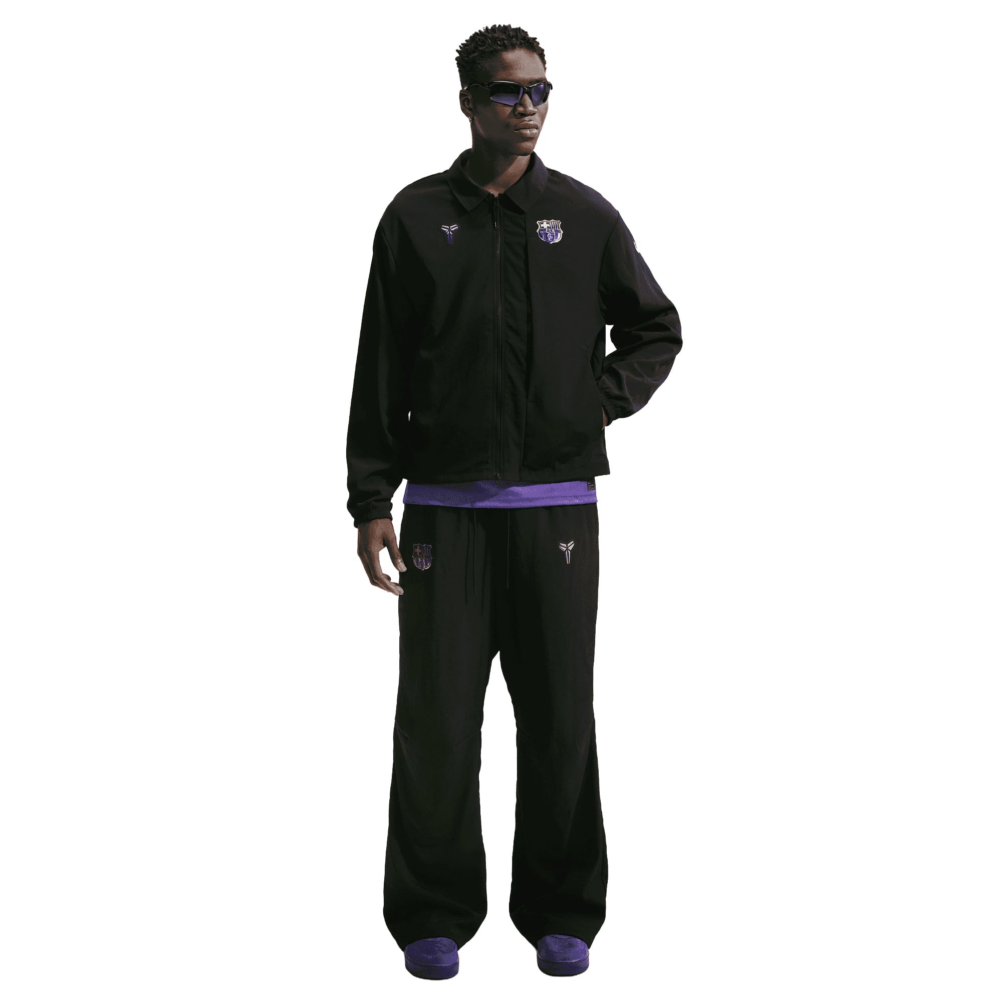 Barcelona Nike Mamba Woven Jacket - Black, , rebel_hi-res