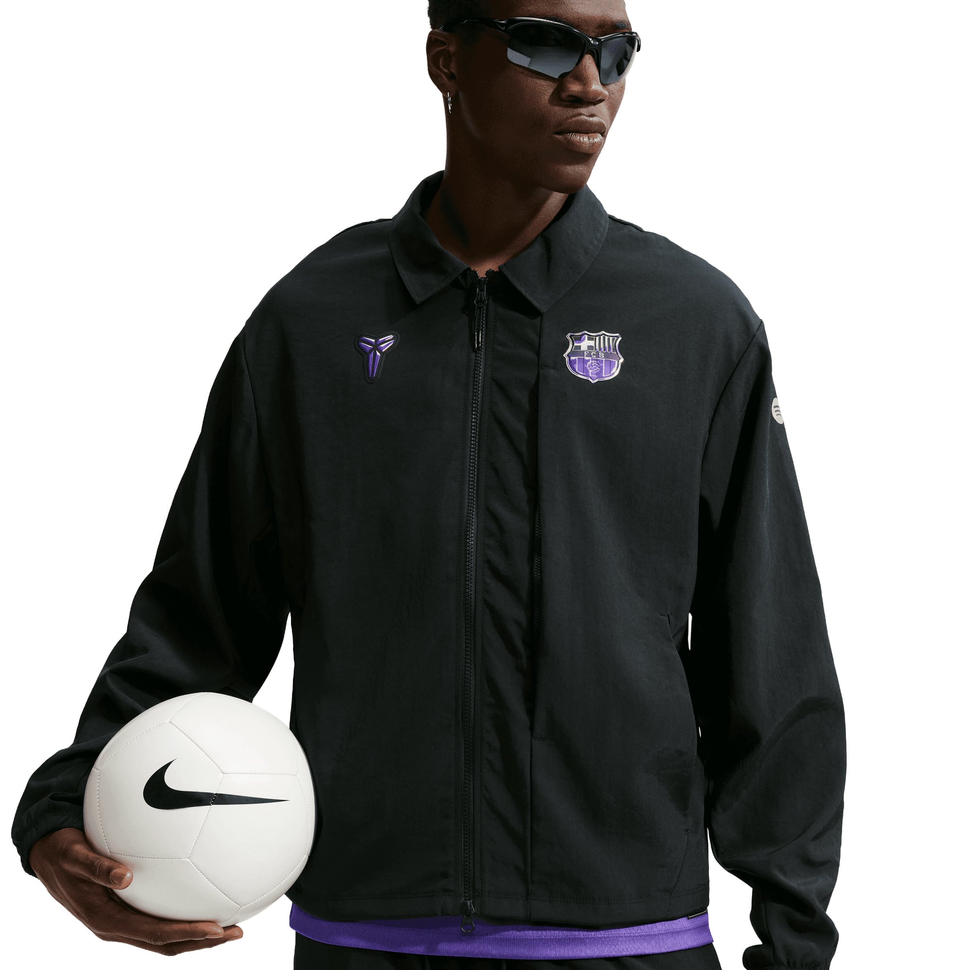 Barcelona Nike Mamba Woven Jacket - Black, , rebel_hi-res