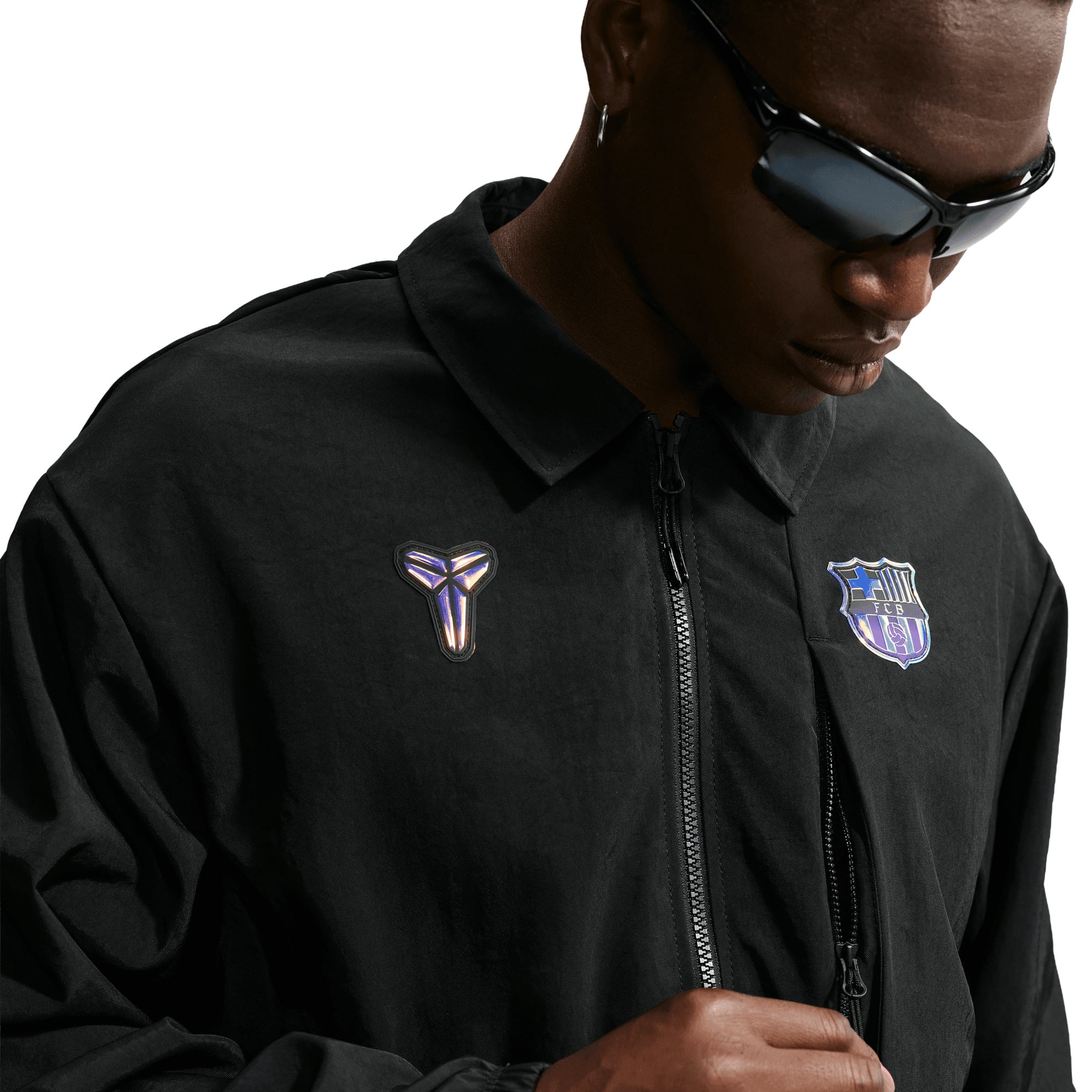 Barcelona Nike Mamba Woven Jacket - Black, , rebel_hi-res