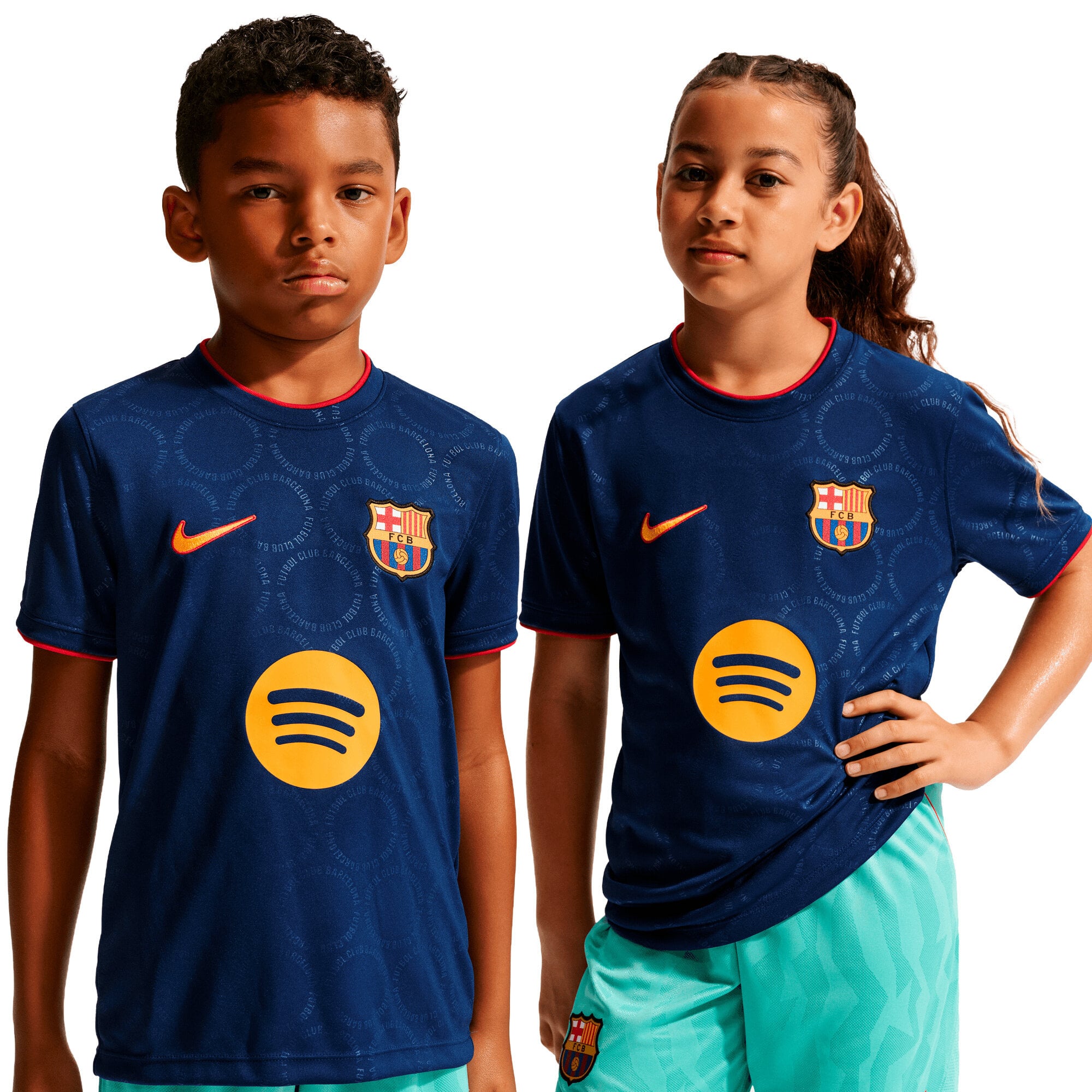 Barcelona Nike Third Pre Match Top - Loyal Blue - Kids, , rebel_hi-res