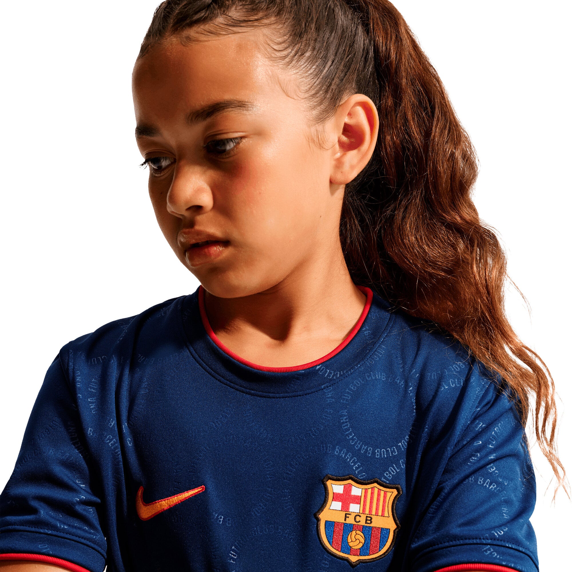 Barcelona Nike Third Pre Match Top - Loyal Blue - Kids, , rebel_hi-res