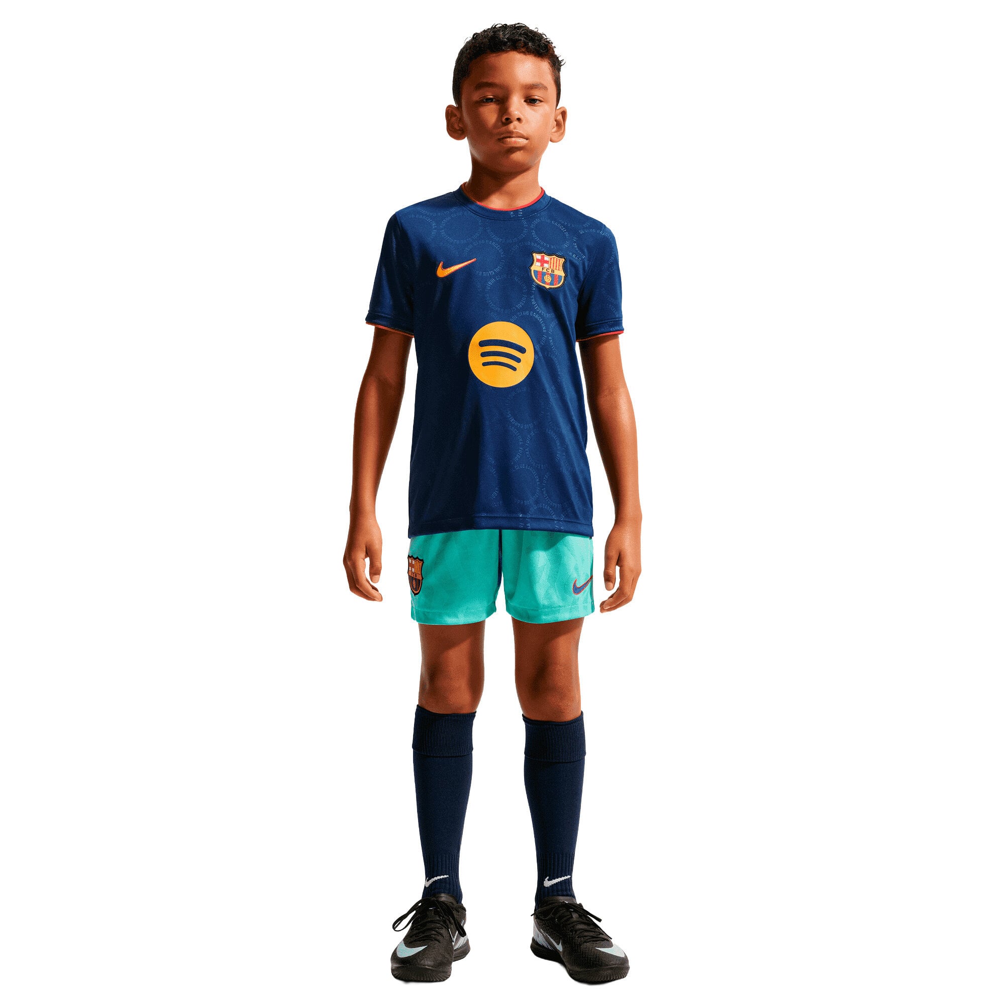 Barcelona Nike Third Pre Match Top - Loyal Blue - Kids, , rebel_hi-res