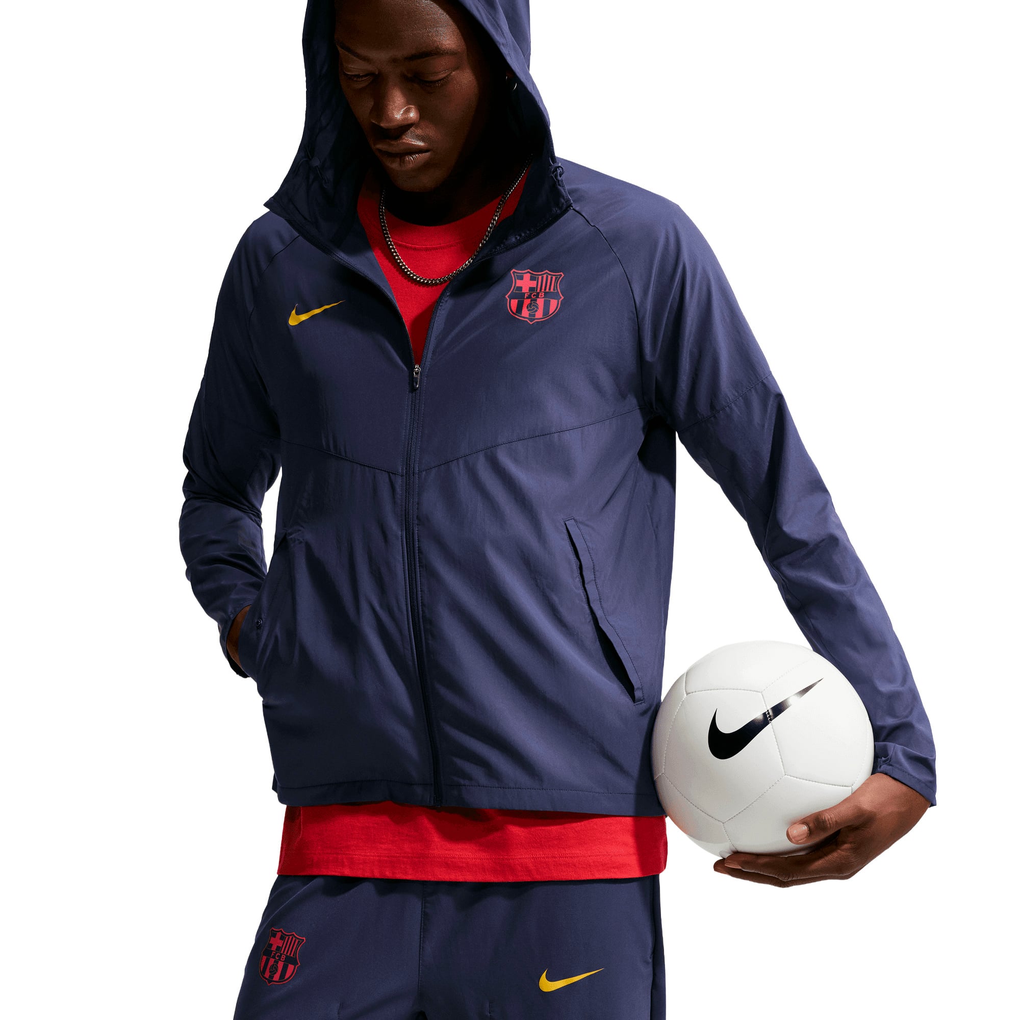 Barcelona Nike Running Jacket - Loyal Blue, , rebel_hi-res
