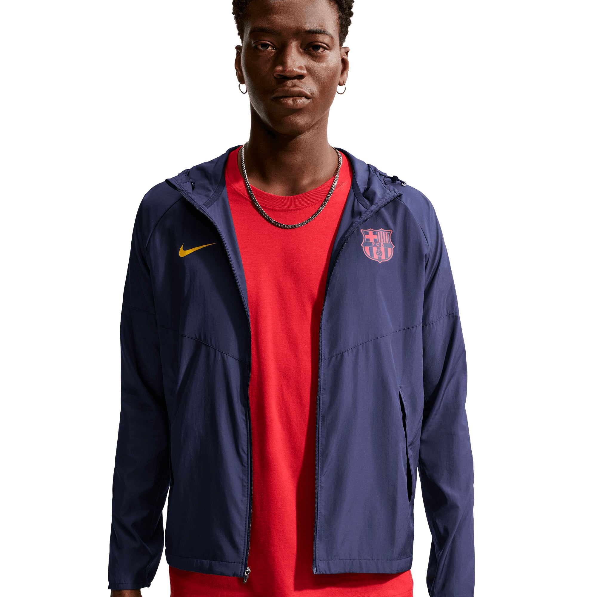 Barcelona Nike Running Jacket - Loyal Blue, , rebel_hi-res
