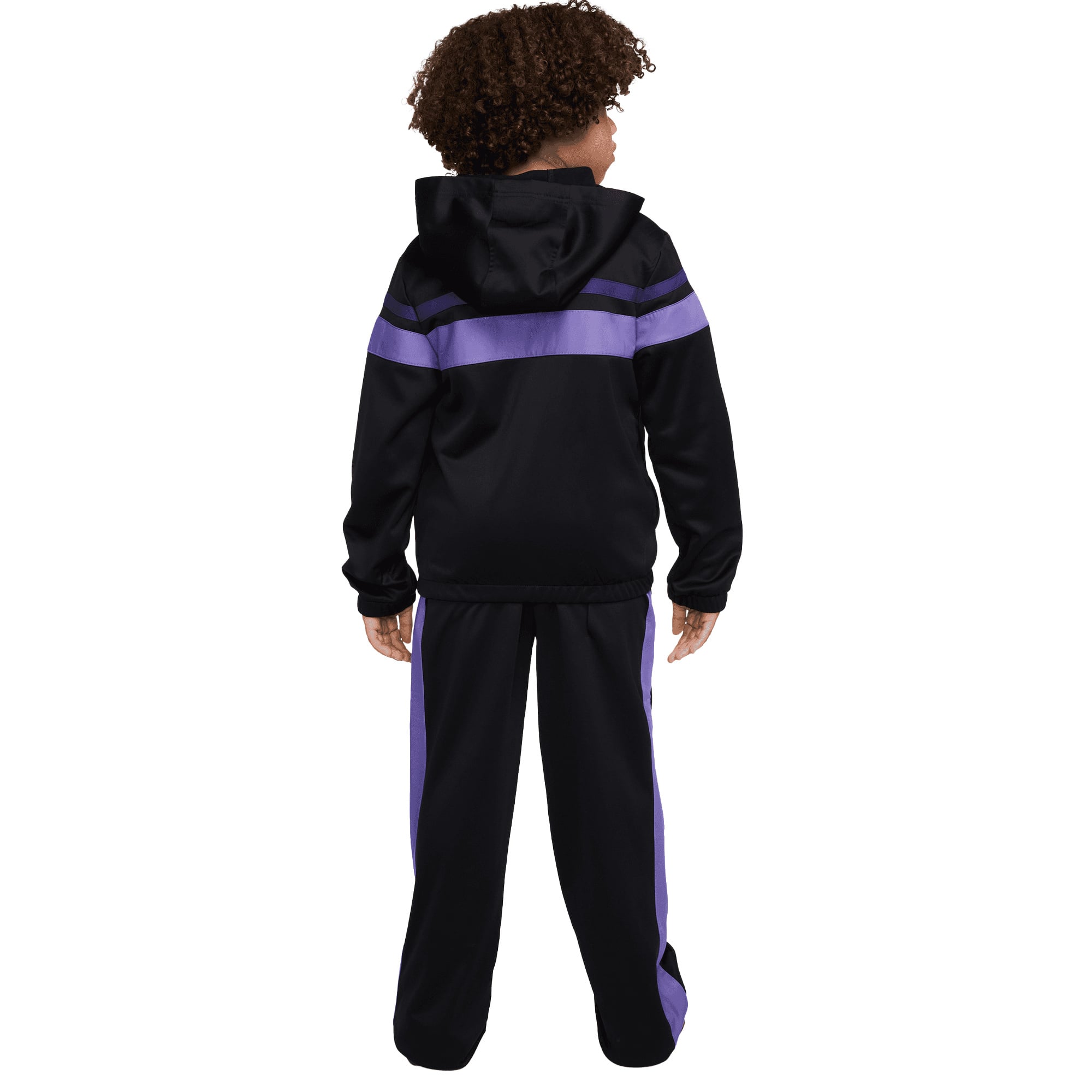 Tottenham Hotspur Nike NSW Tracksuit - Black/Purple - Kids, , rebel_hi-res