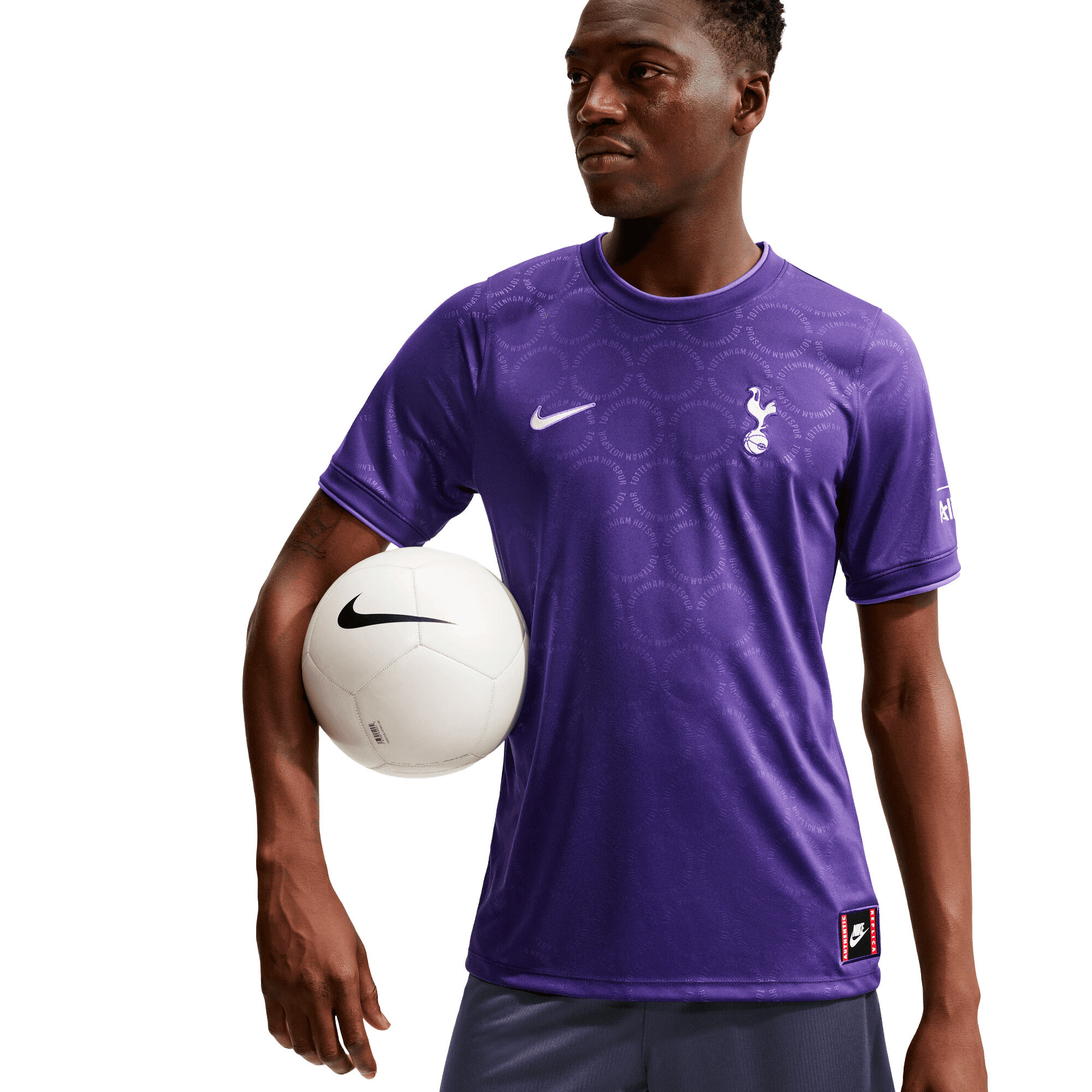 Tottenham Hotspur Nike Third Pre Match Top - Light Purple, , rebel_hi-res