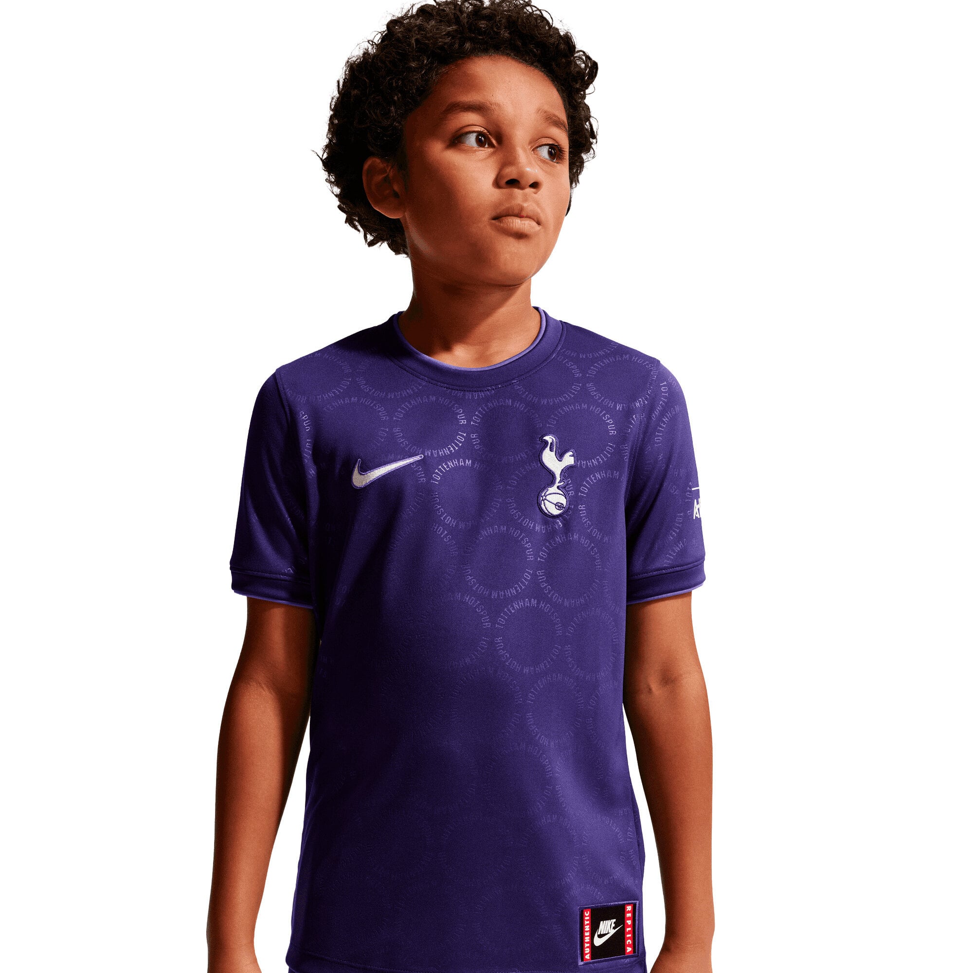 Tottenham Hotspur Nike Third Pre Match Top - Light Purple - Kids, , rebel_hi-res