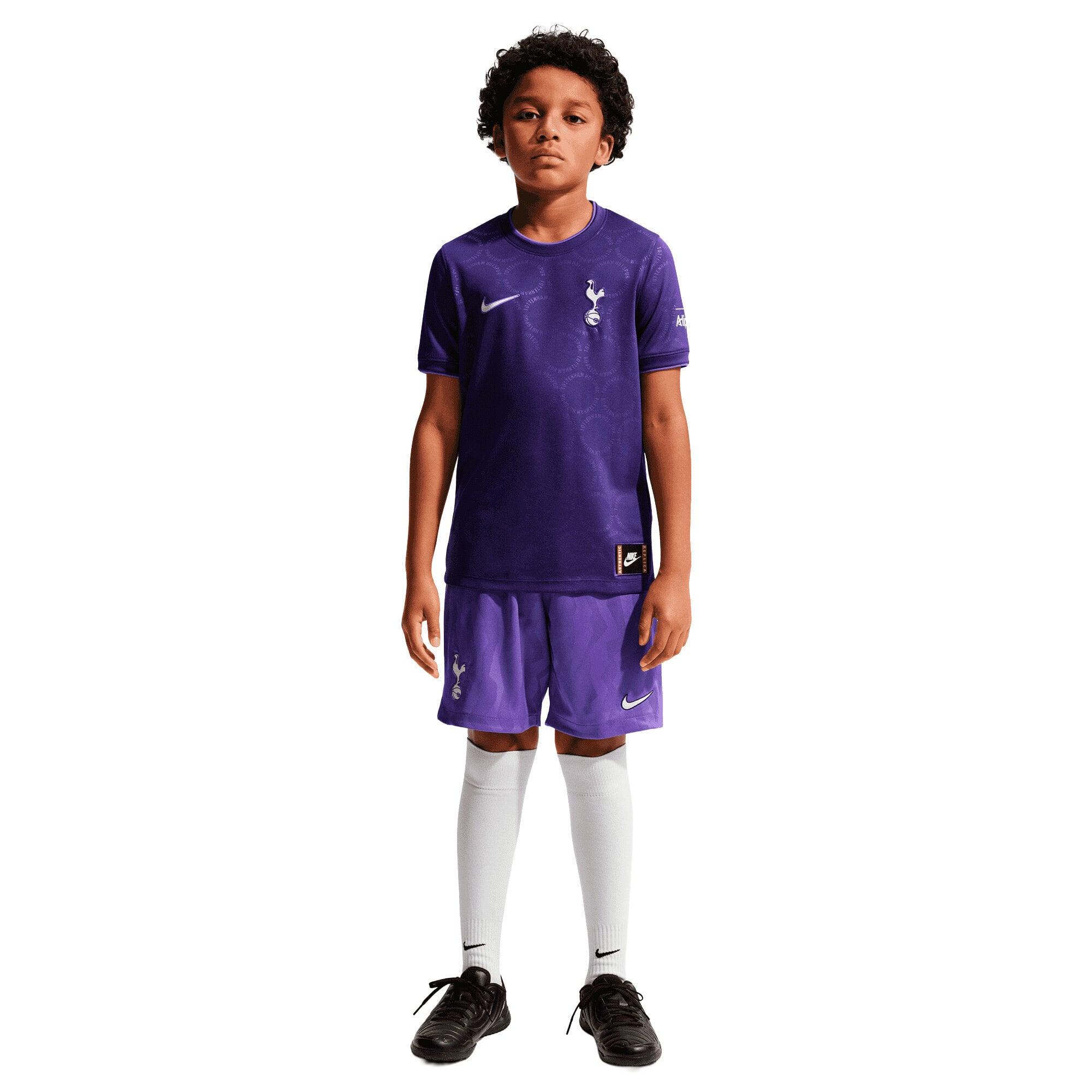 Tottenham Hotspur Nike Third Pre Match Top - Light Purple - Kids, , rebel_hi-res