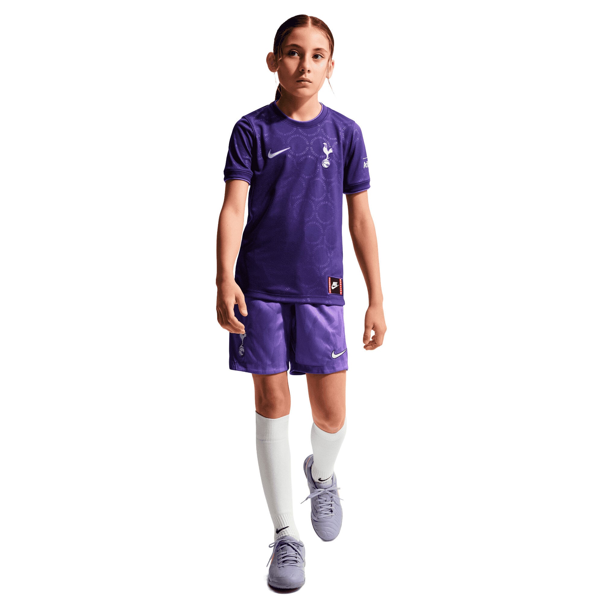 Tottenham Hotspur Nike Third Pre Match Top - Light Purple - Kids, , rebel_hi-res