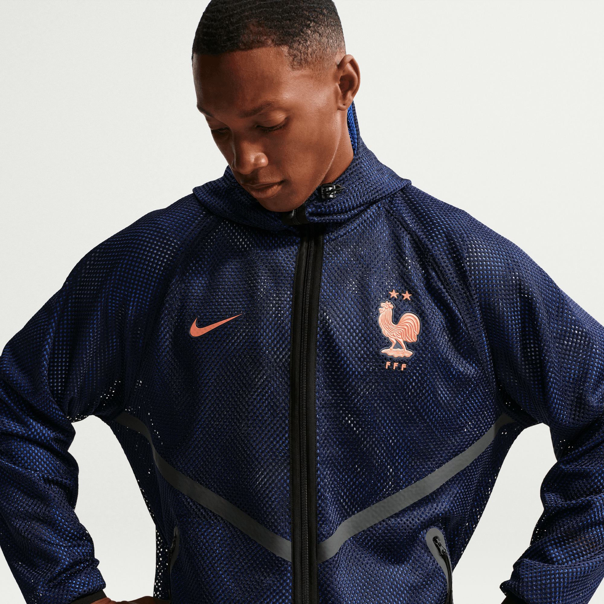 France Nike 'KMC' Anthem Jacket - Blackened Blue, , rebel_hi-res