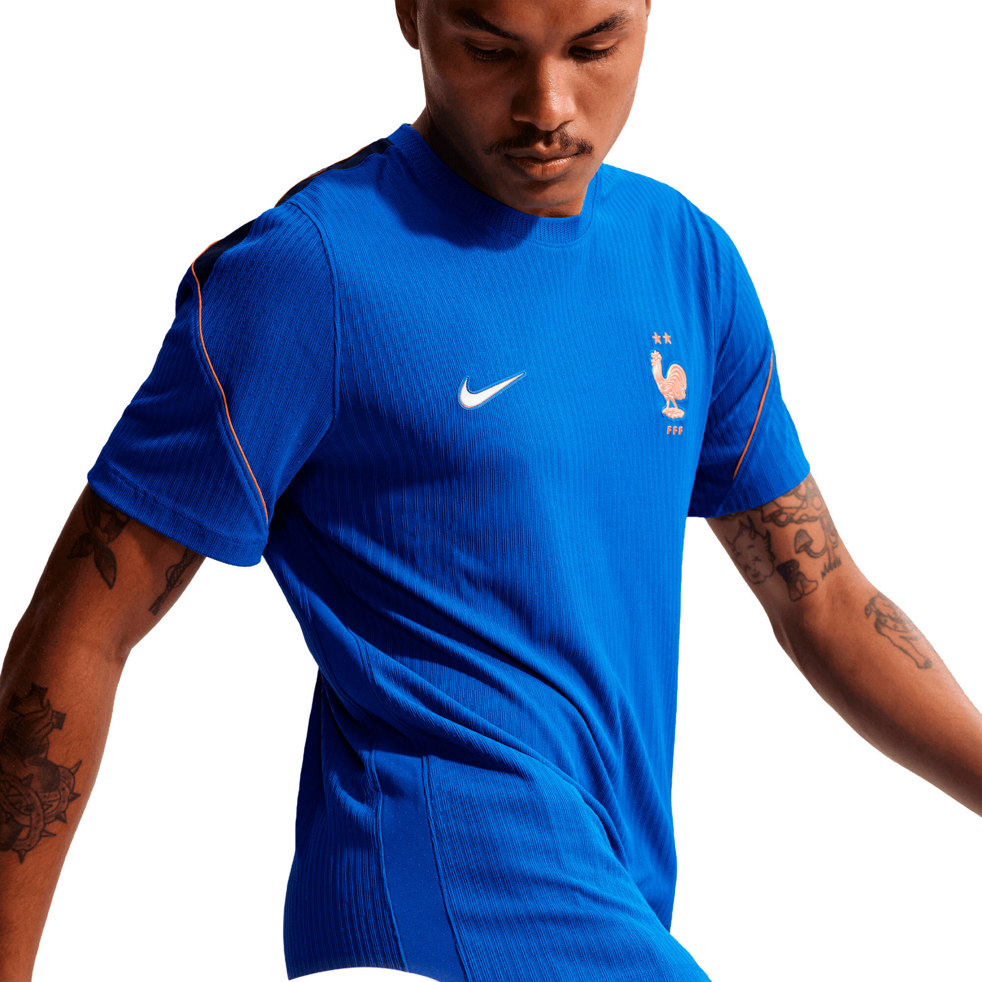 France Nike Dri-Fit Adv Elite Training Top - Royal Blue, , rebel_hi-res