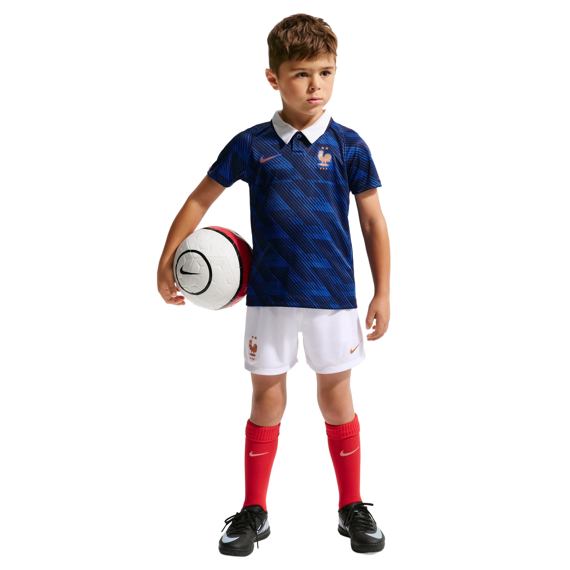 France Nike Home Stadium Mini Kit 2026 - Little Kids, , rebel_hi-res