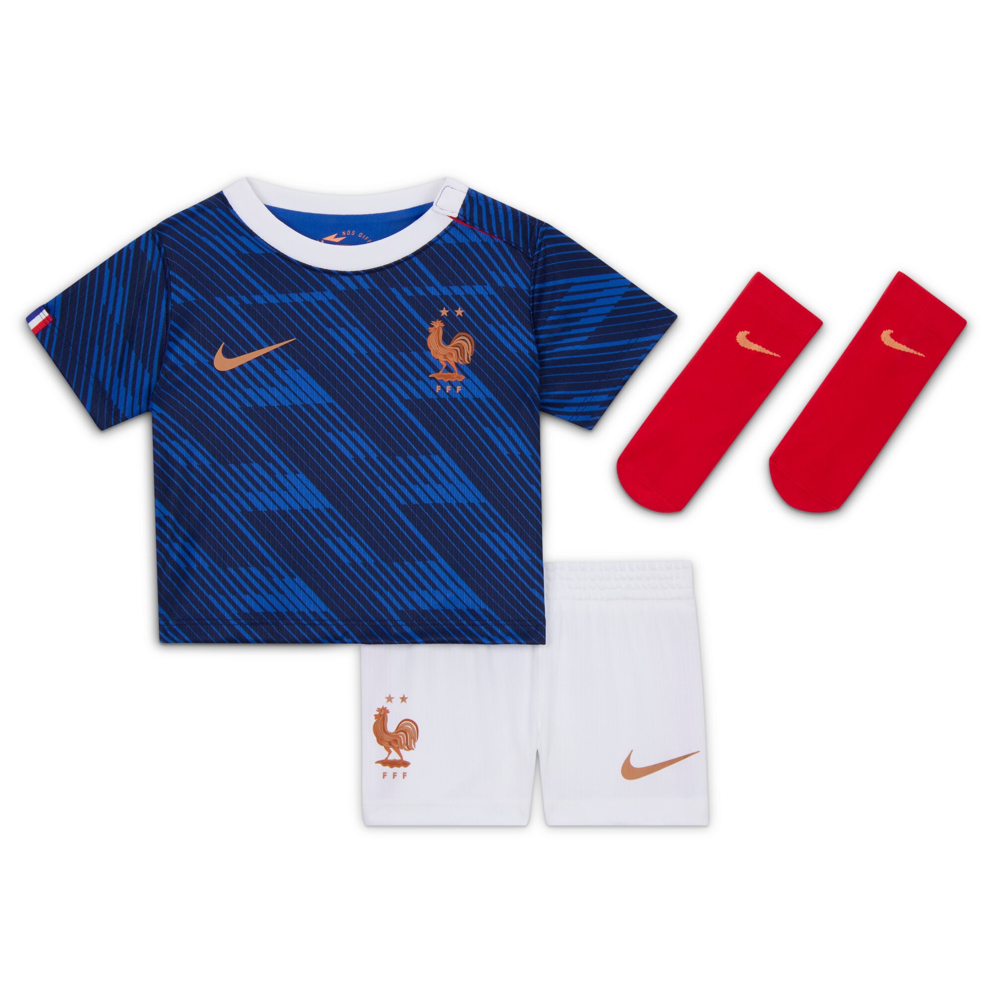 France Nike Home Stadium Mini Kit 2026 - Infants, , rebel_hi-res