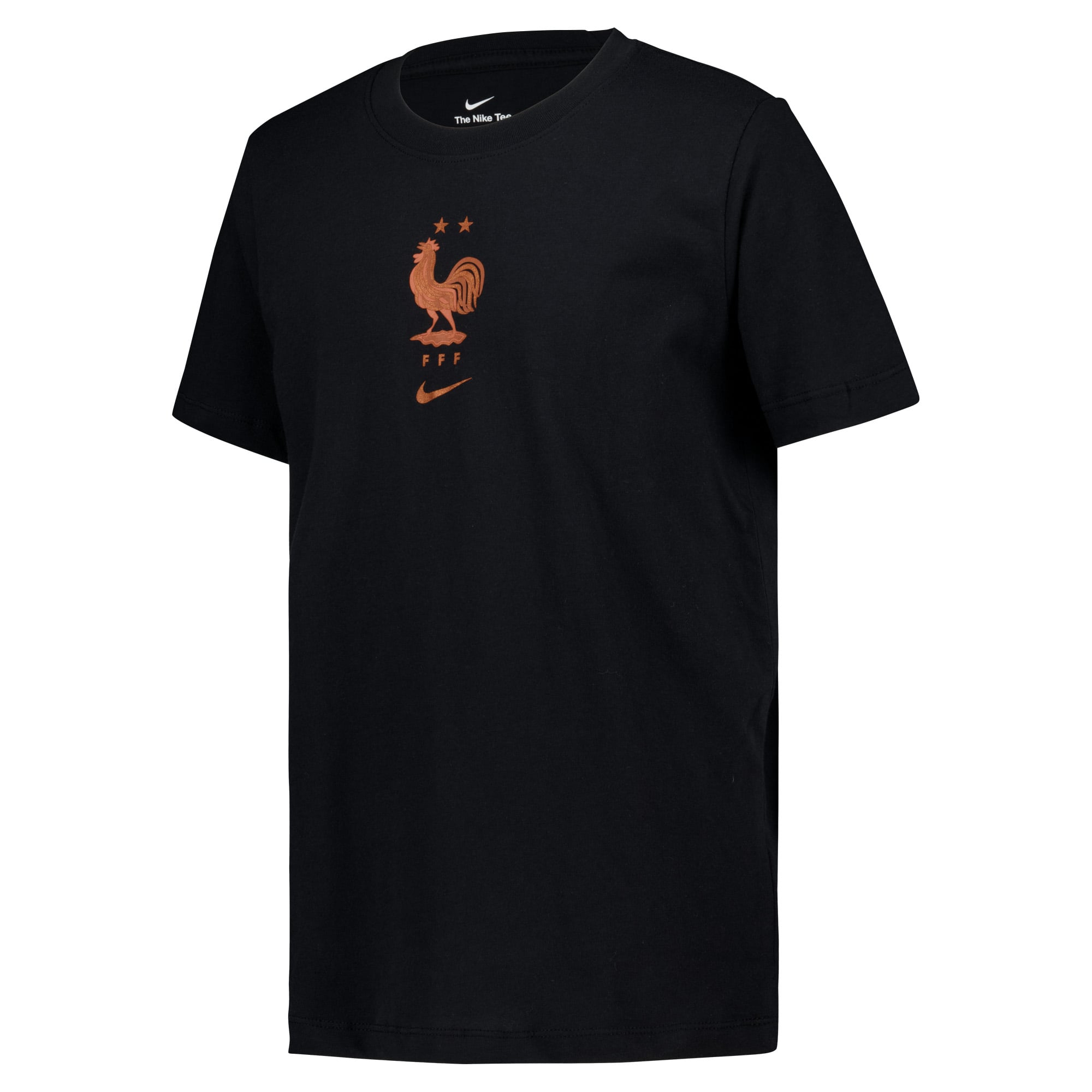 France Nike Crest T-Shirt - Black - Kids, , rebel_hi-res