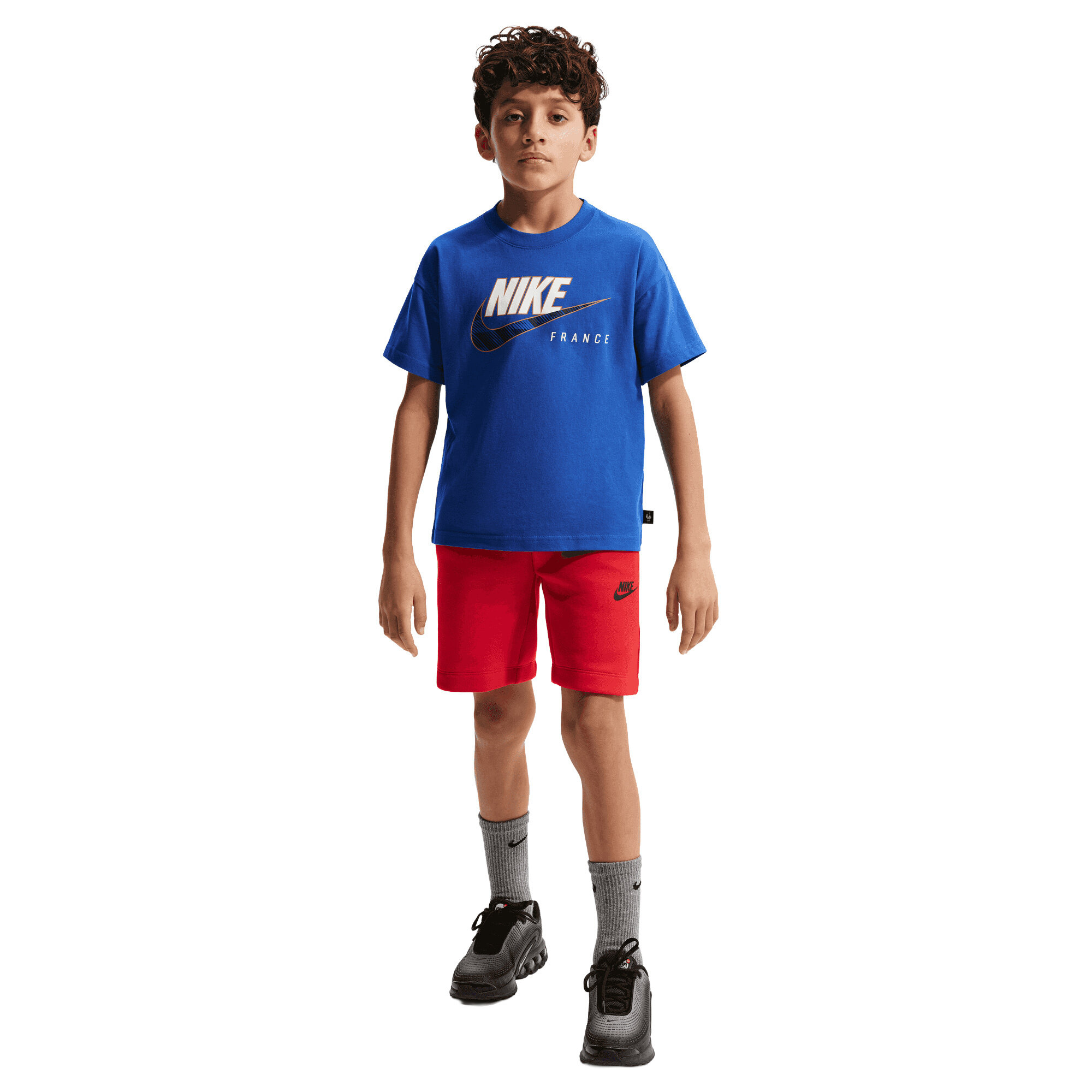 France Nike Futura T-Shirt - Game Royal - Kids, , rebel_hi-res