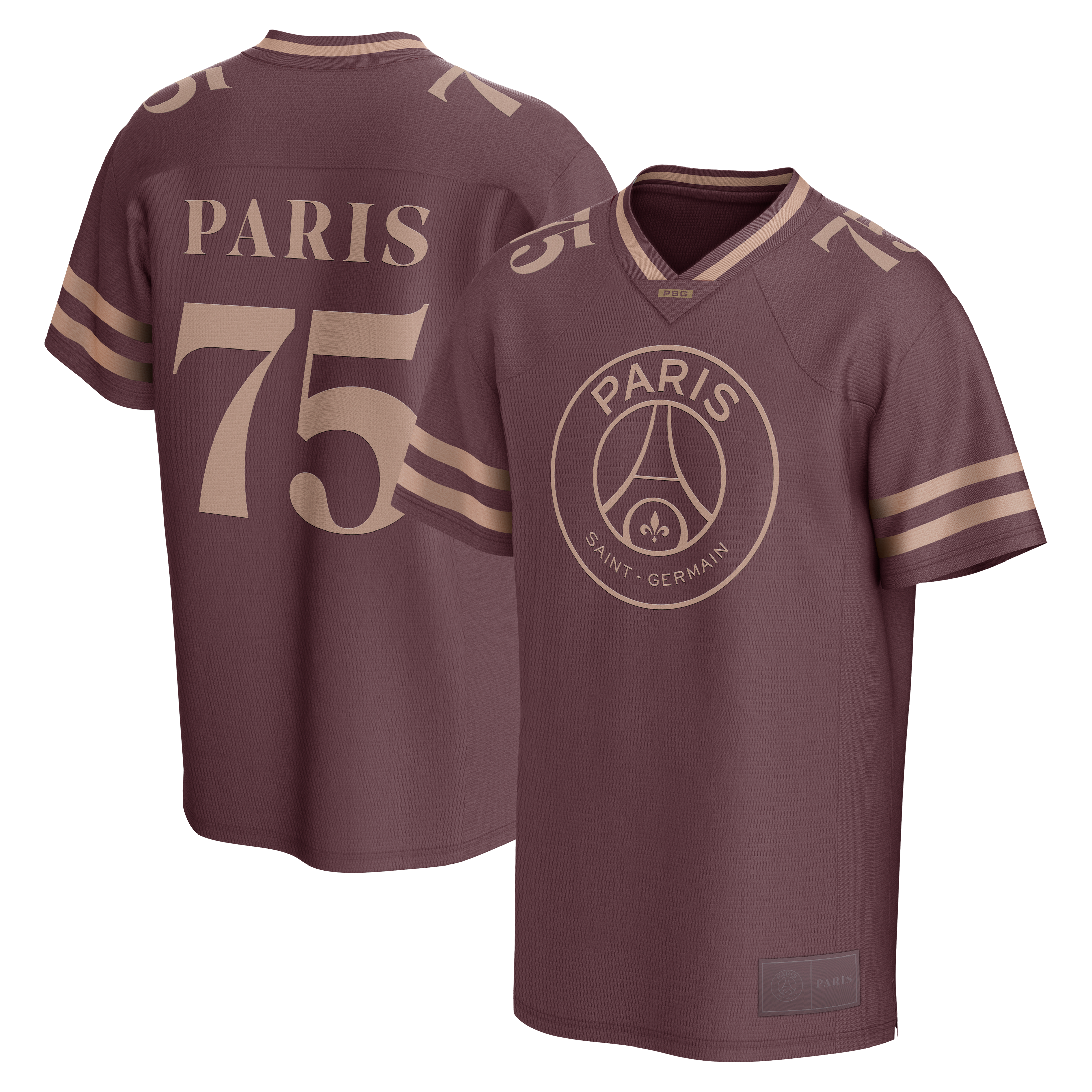 PSG American Football Foundation Jersey - Huckleberry/Gold, , rebel_hi-res
