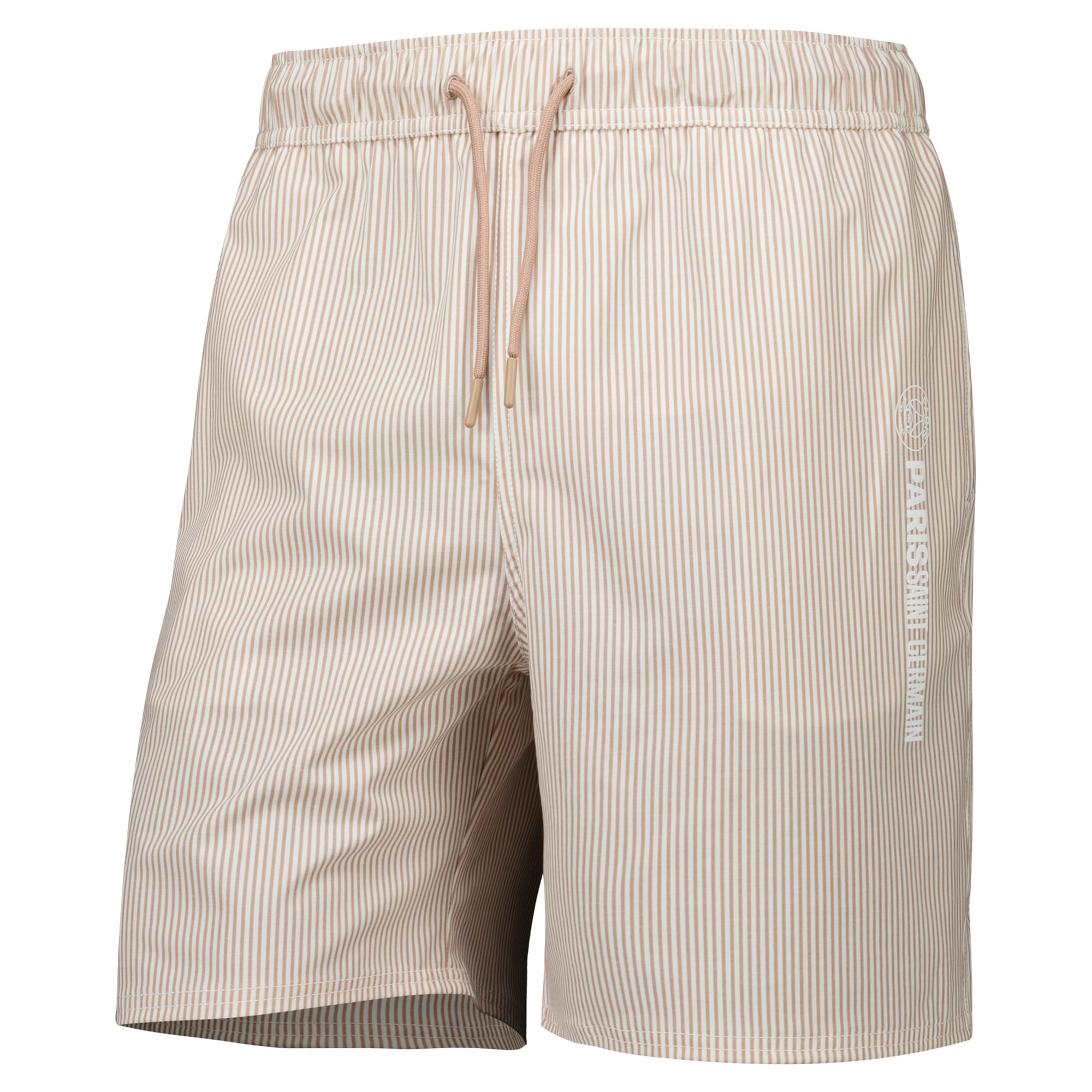 Paris Saint-Germain Pin Stripe Swim Short - Warm Taupe, , rebel_hi-res