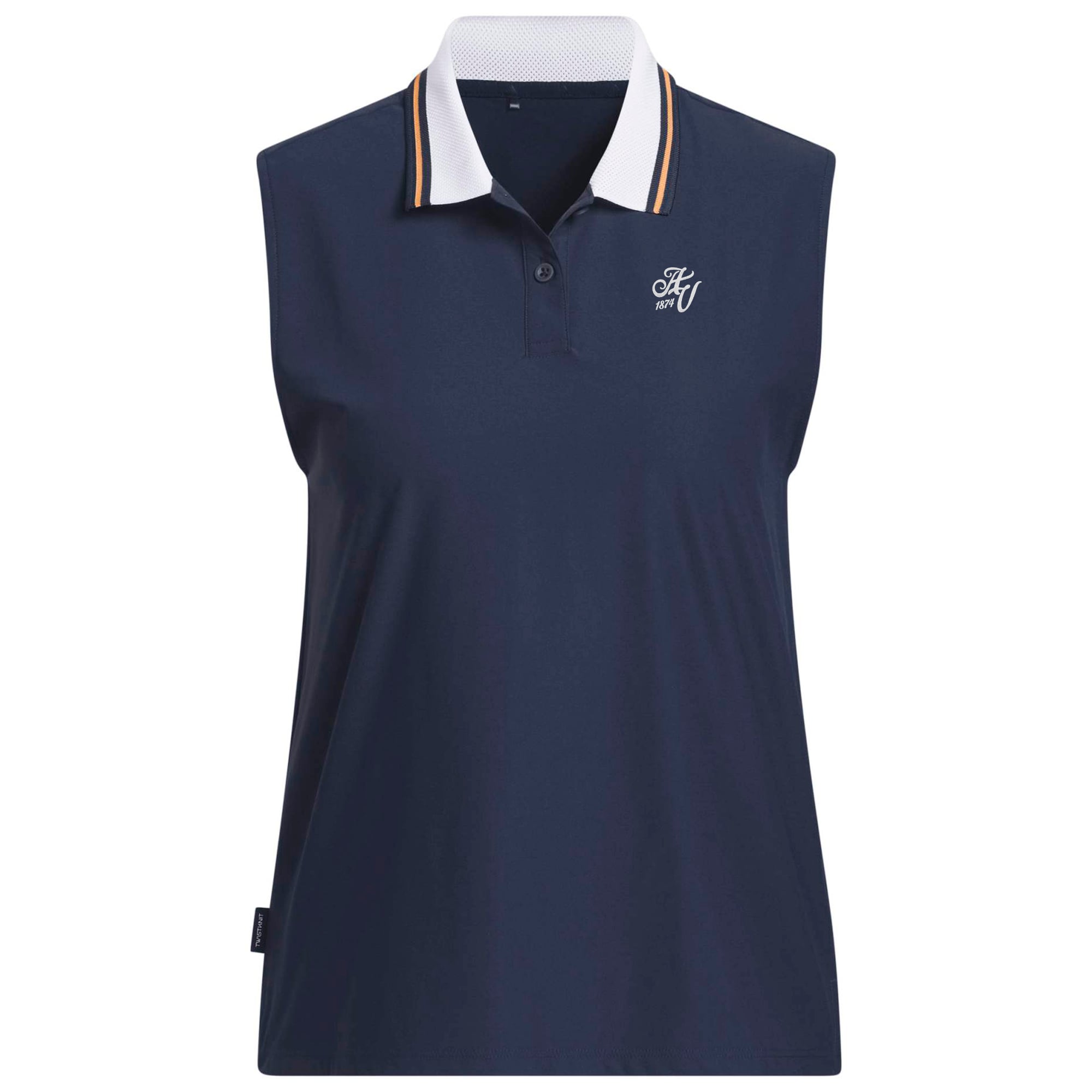 Aston Villa x adidas Golf Beyond The Course Twistknit Polo Shirt - Navy - Womens, , rebel_hi-res
