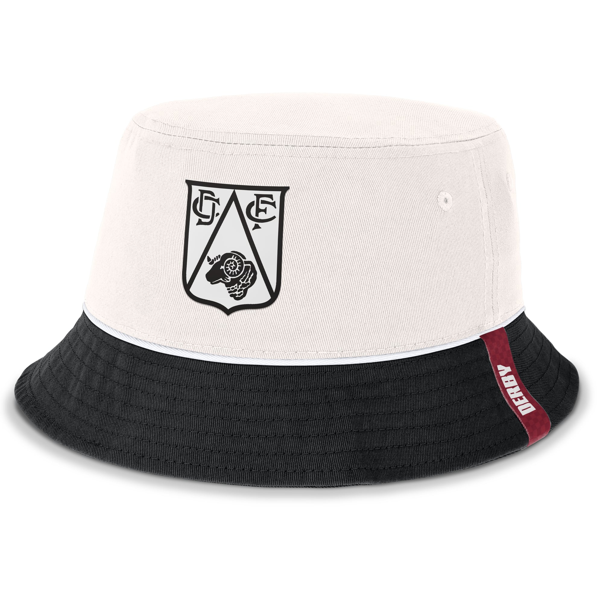 Derby County Trig Bucket Hat - Antique White - Unisex, , rebel_hi-res