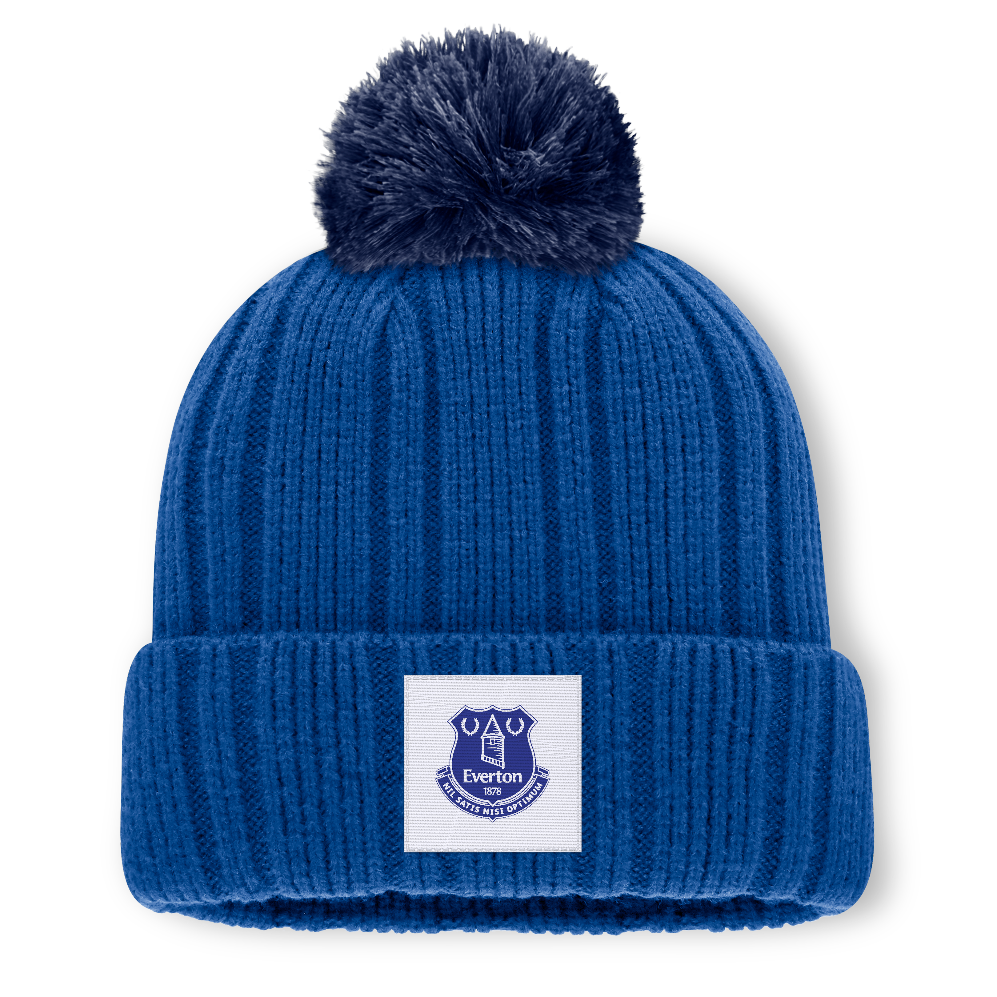 Everton Runway Cuff Pom Beanie - Royal - Unisex