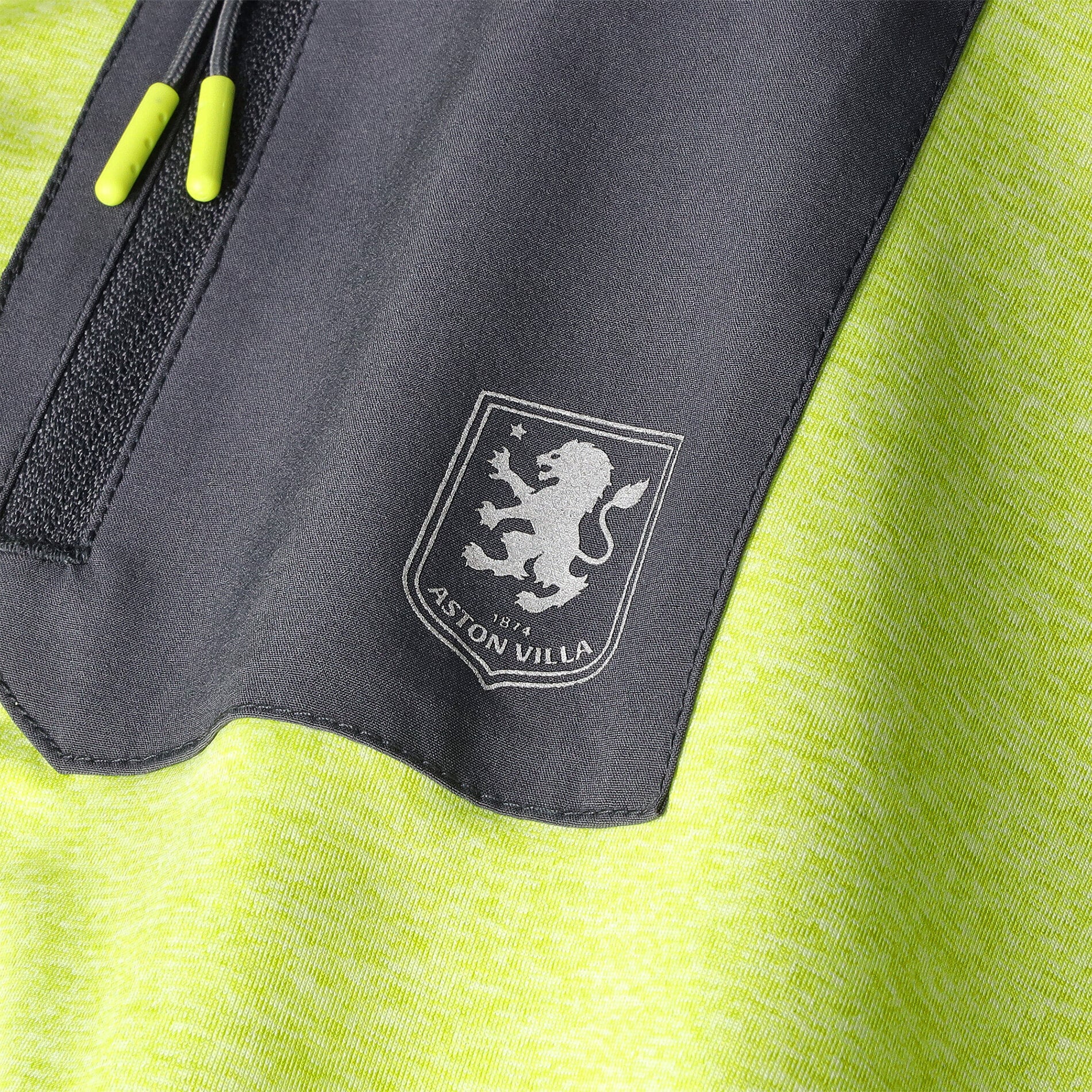 Aston Villa Velocity Pocket T-Shirt - Lime - Mens, , rebel_hi-res