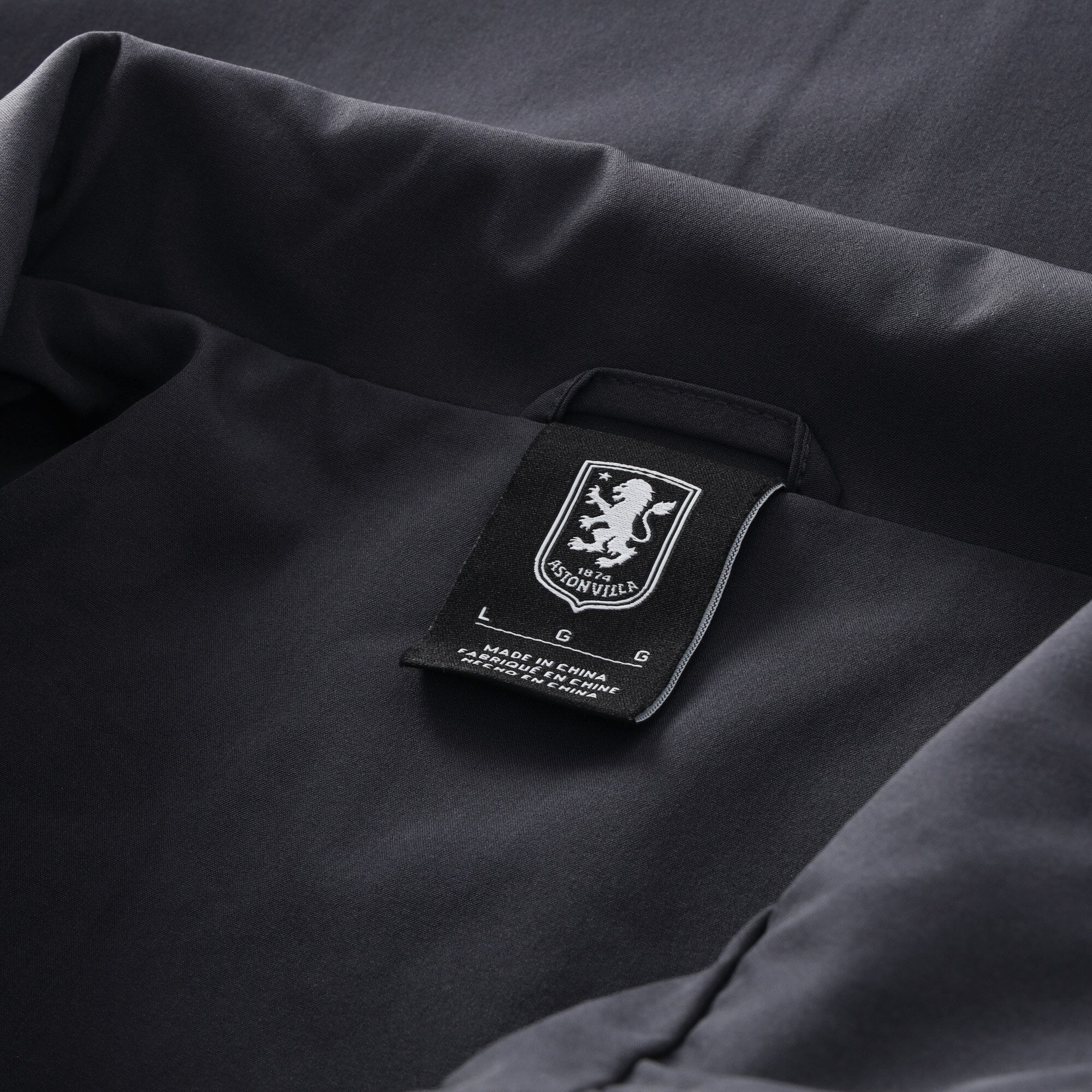 Aston Villa Velocity Woven Track Jacket - Dark Grey - Mens, , rebel_hi-res