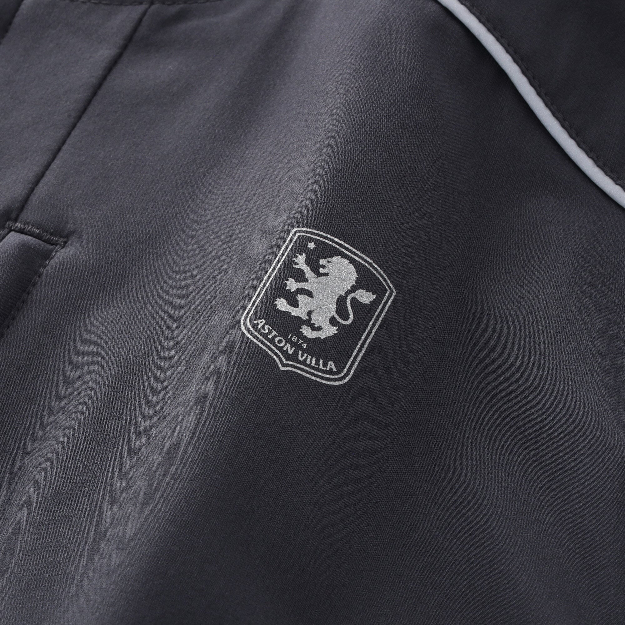 Aston Villa Velocity Woven Track Jacket - Dark Grey - Mens, , rebel_hi-res