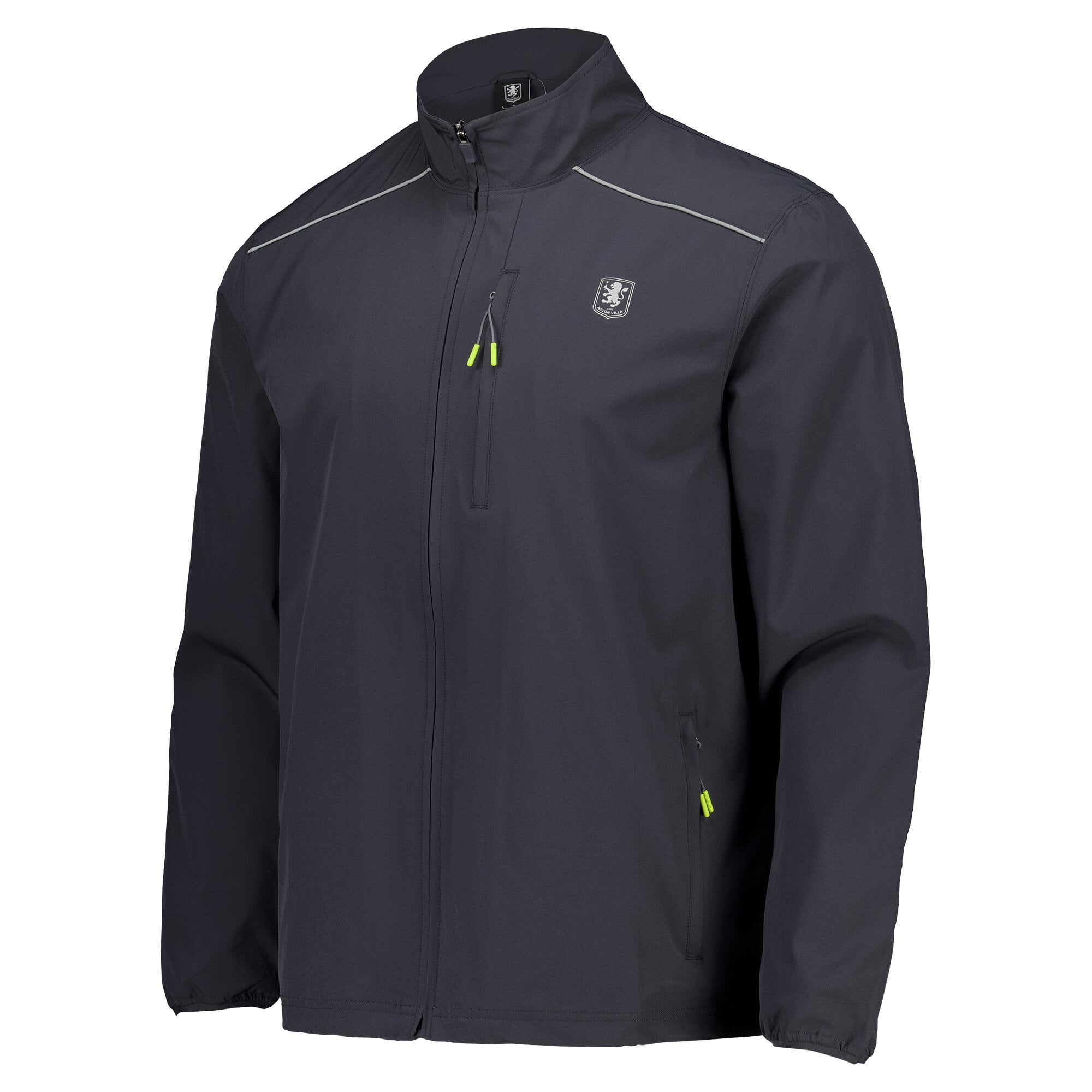 Aston Villa Velocity Woven Track Jacket - Dark Grey - Mens, , rebel_hi-res