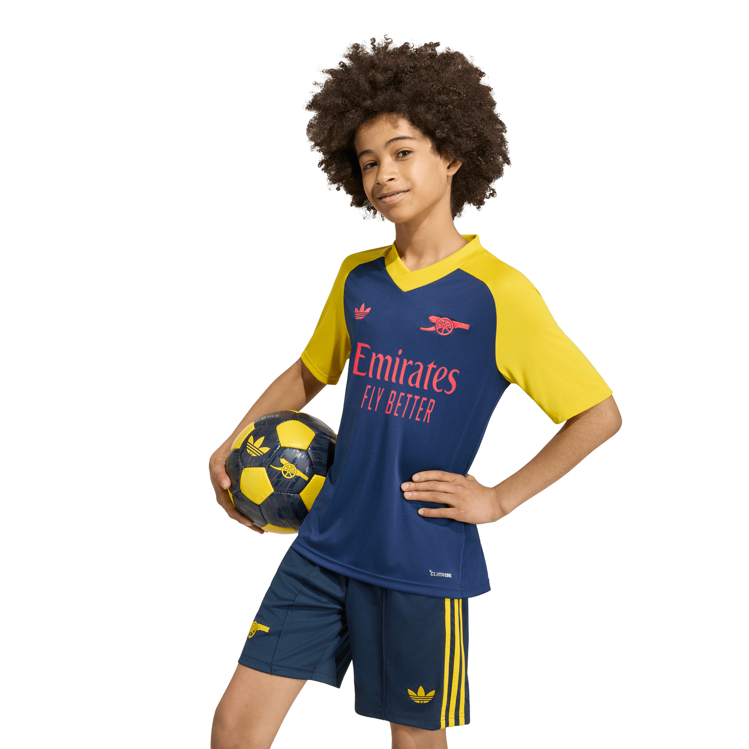 Arsenal adidas Away Pre Match Top - Navy - Kids, , rebel_hi-res