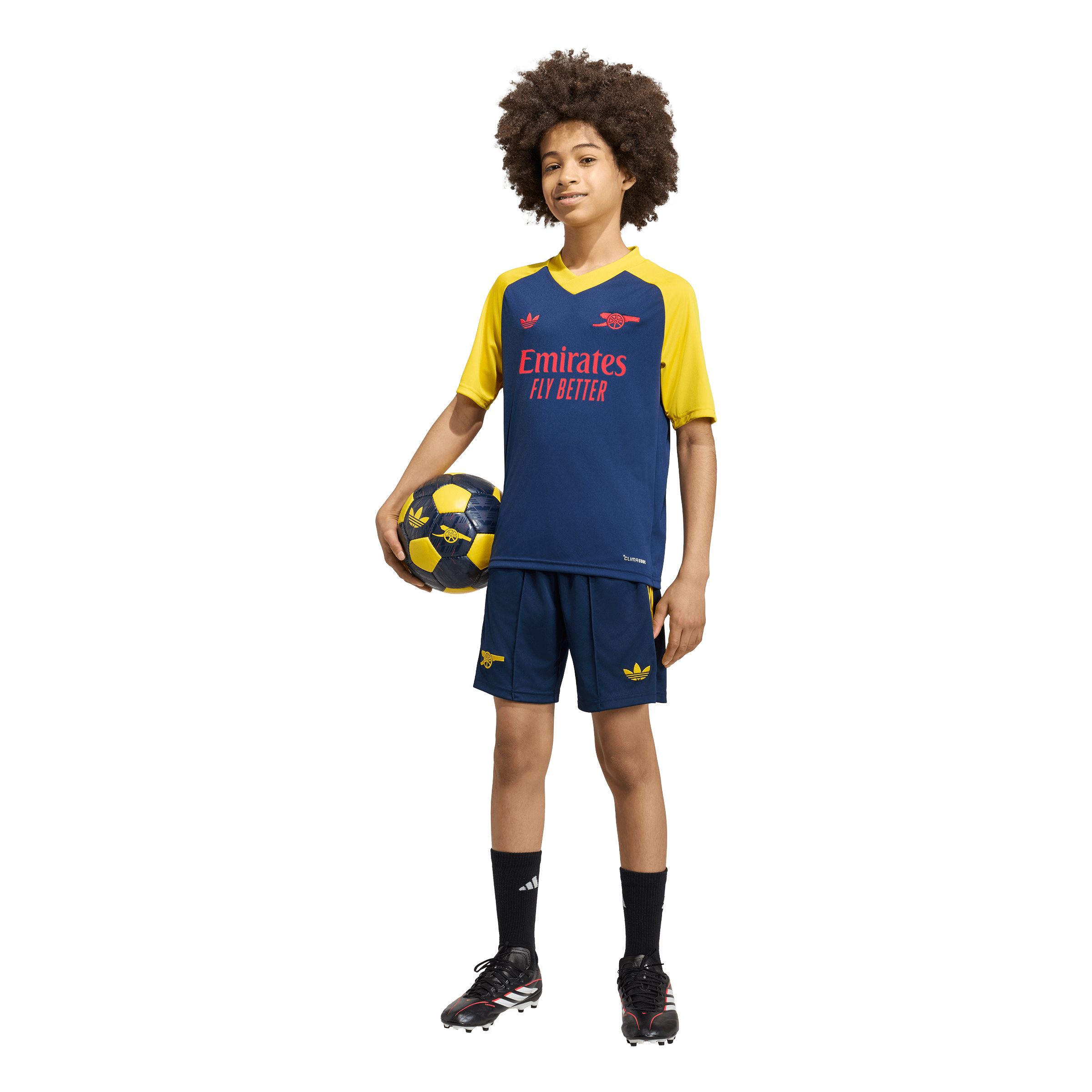 Arsenal adidas Away Pre Match Top - Navy - Kids, , rebel_hi-res