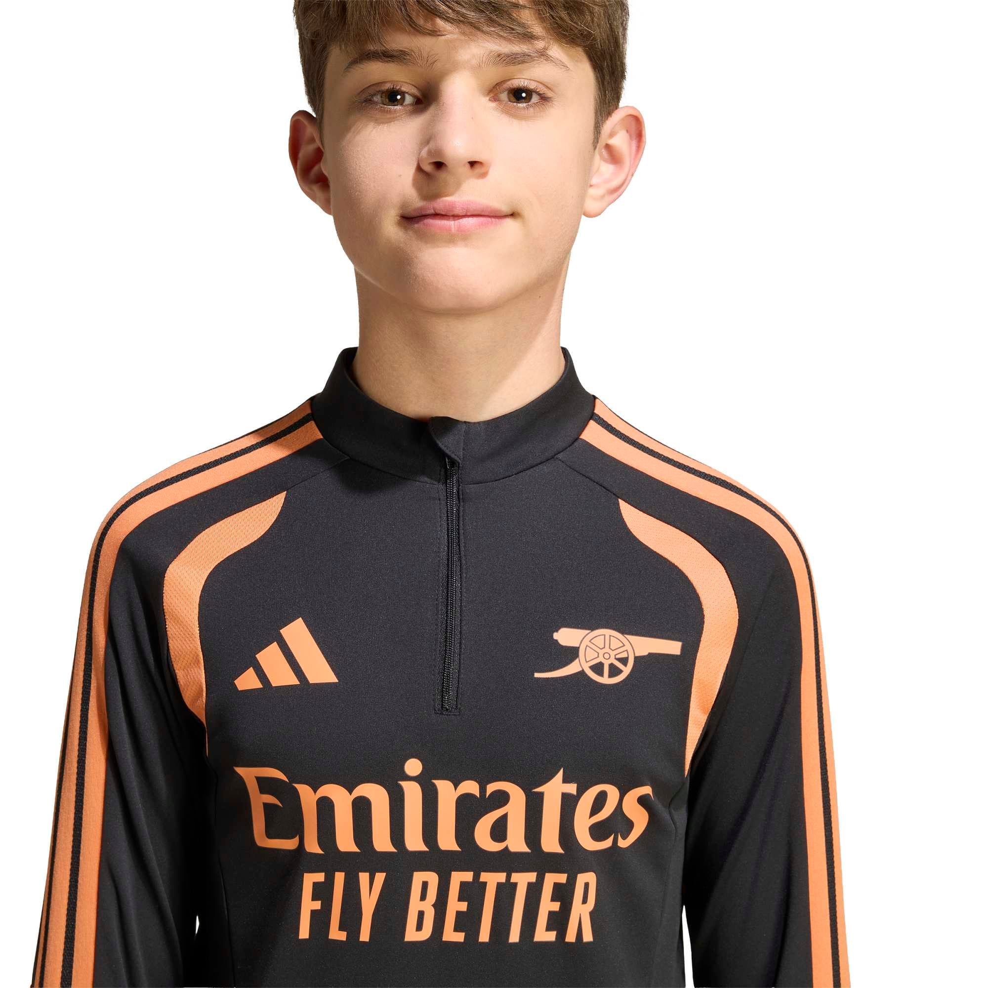 Arsenal adidas Training Top - Black - Kids, , rebel_hi-res