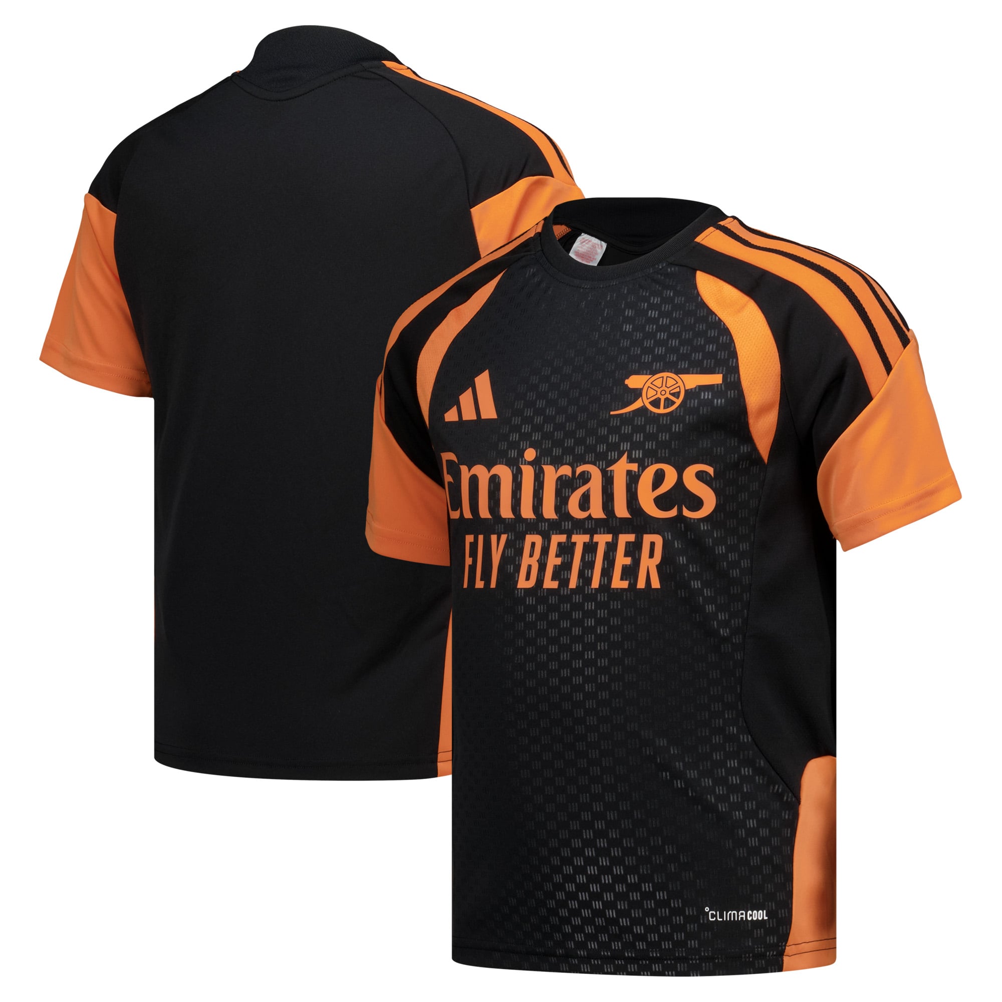 Arsenal adidas Training Jersey - Black - Kids, , rebel_hi-res