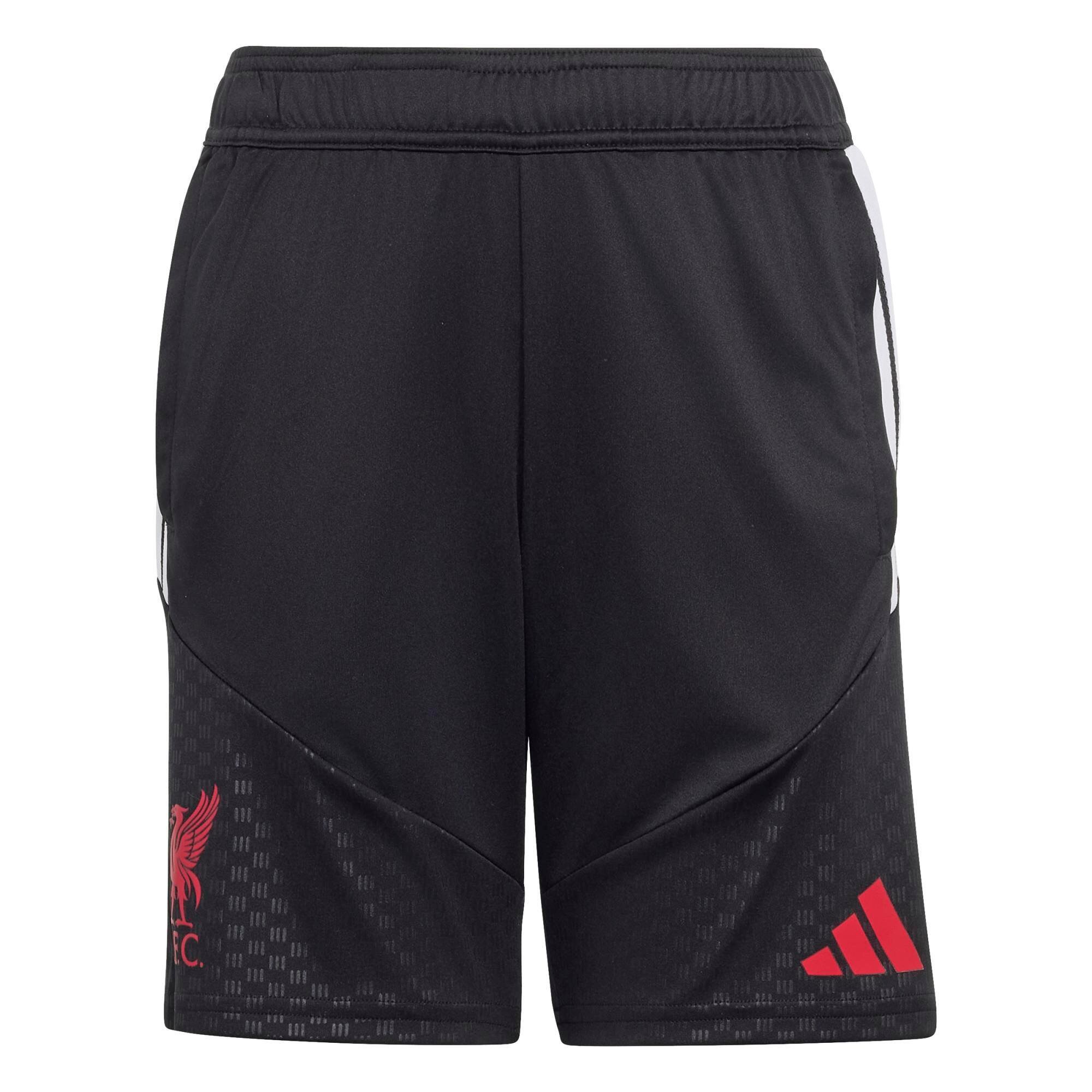 Liverpool adidas Training Shorts - Black - Kids, , rebel_hi-res