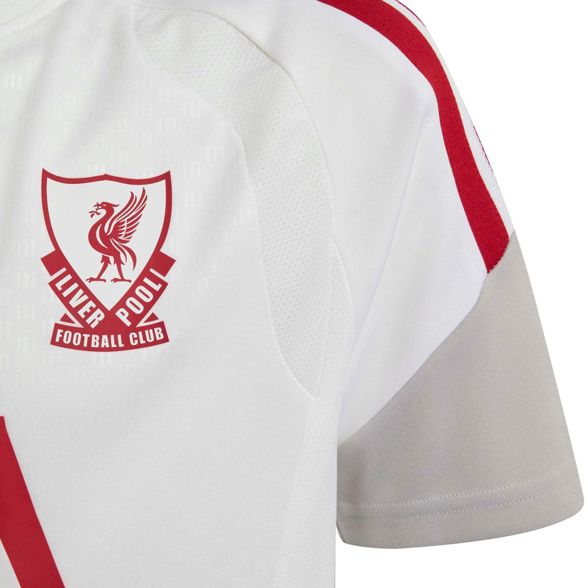 Liverpool adidas Training Jersey - White - Kids, , rebel_hi-res