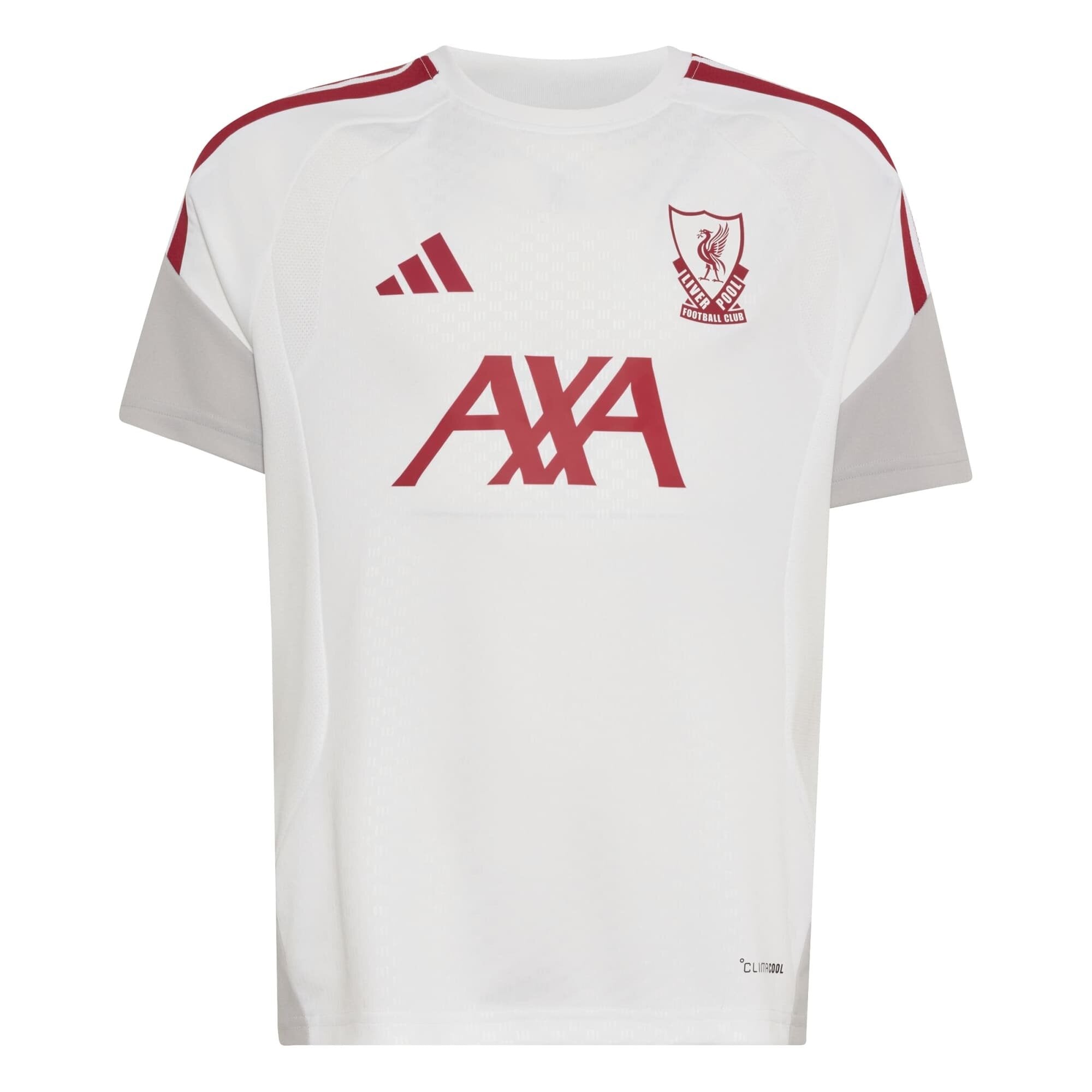 Liverpool adidas Training Jersey - White - Kids, , rebel_hi-res